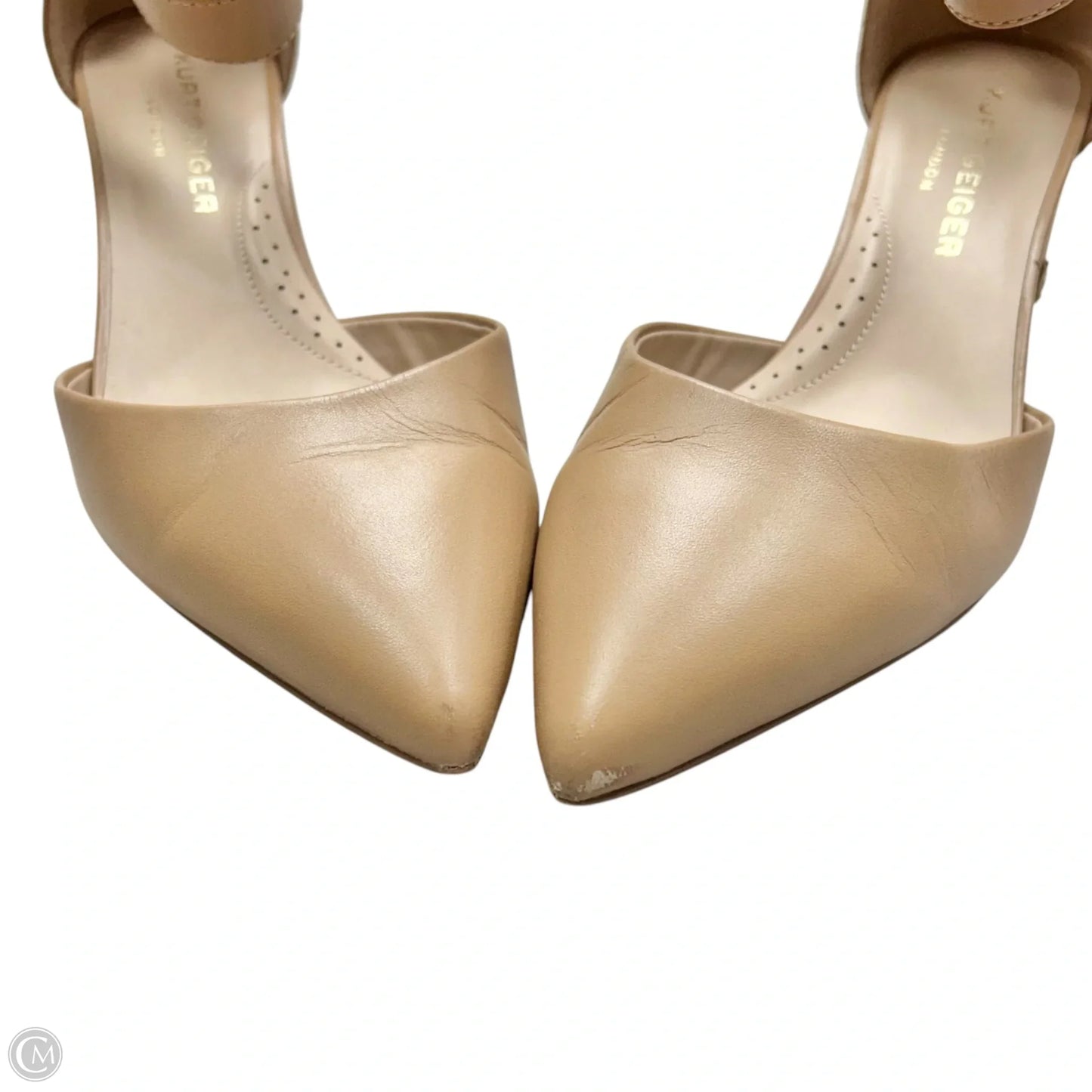 Shoes Designer By Kurt Geiger In Beige, Size: 8