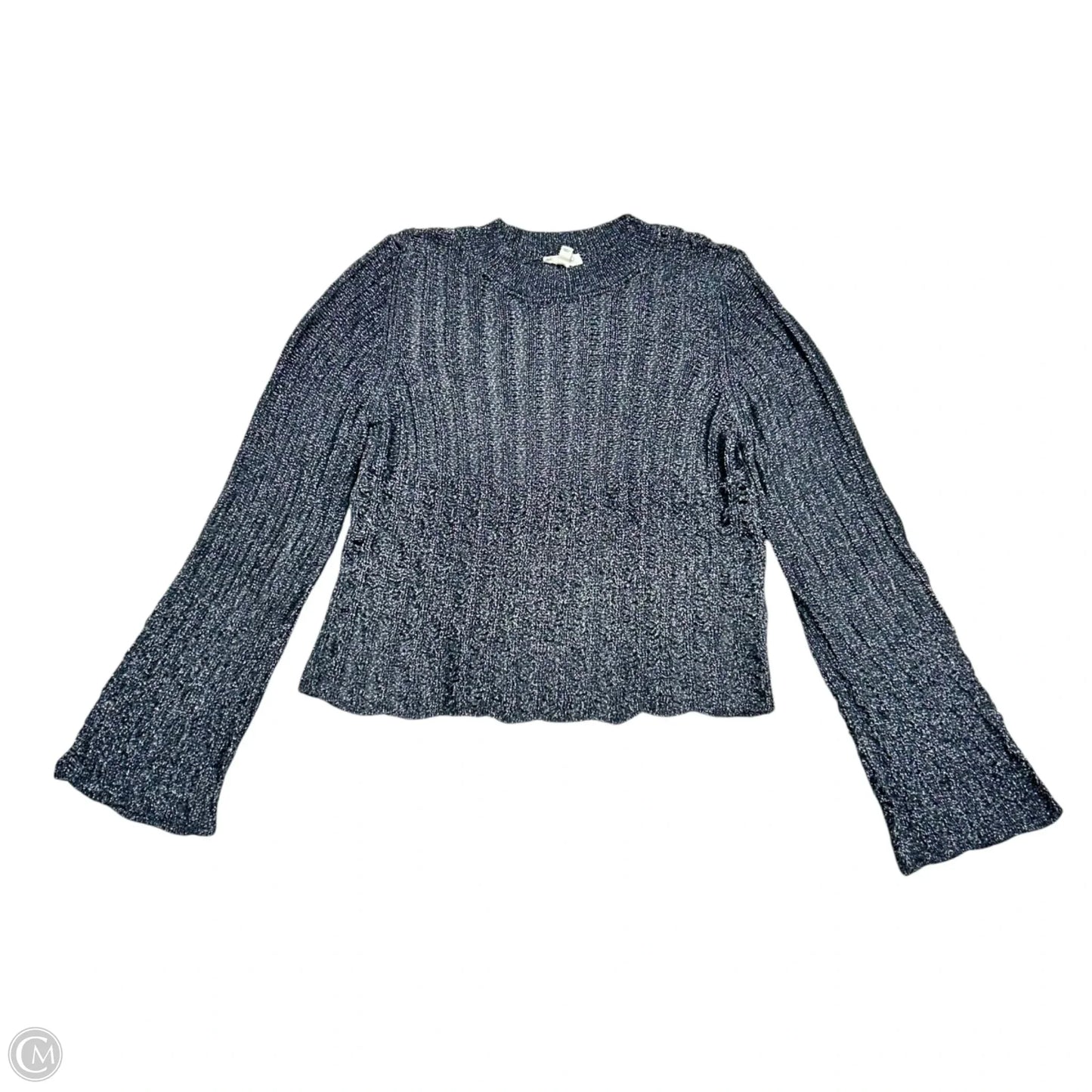 Top Long Sleeve By Pilcro In Silver, Size: S