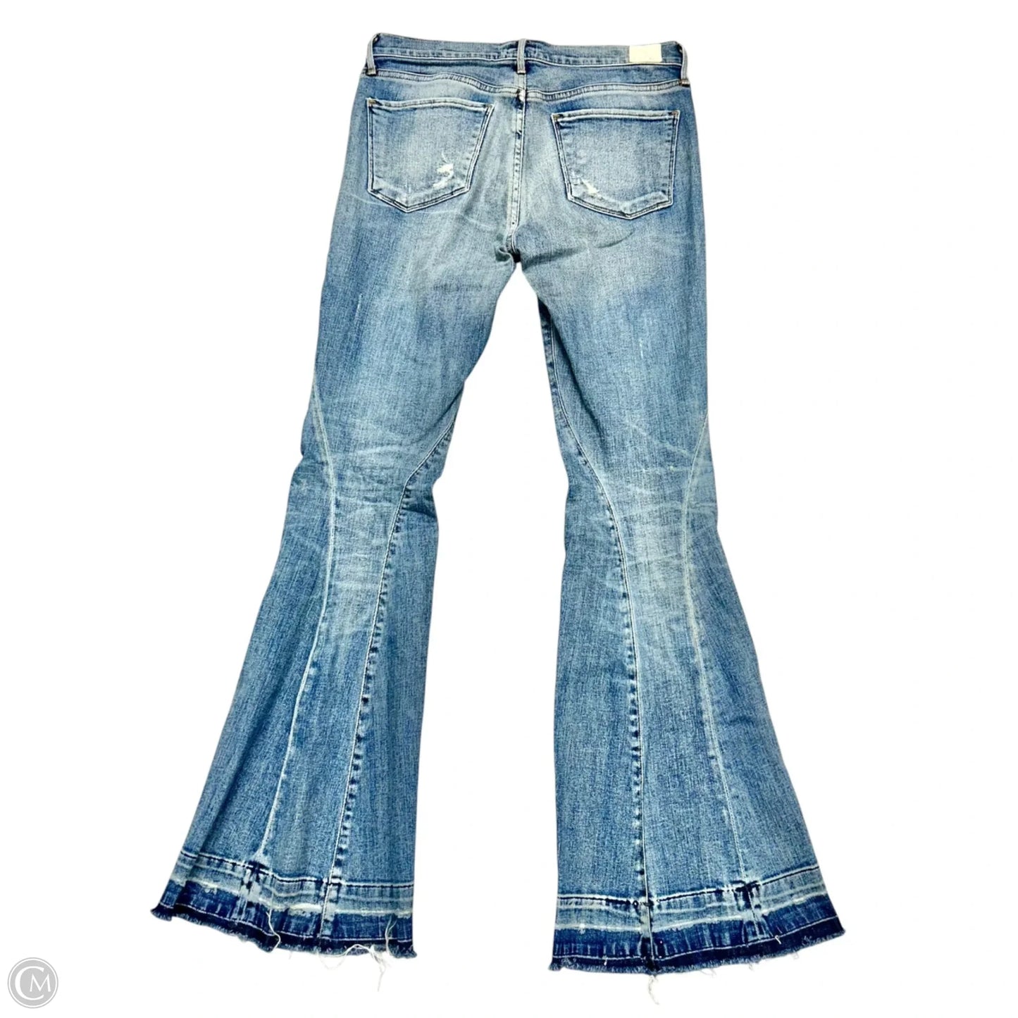 Jeans Flared By Citizens Of Humanity In Blue Denim, Size: 4p