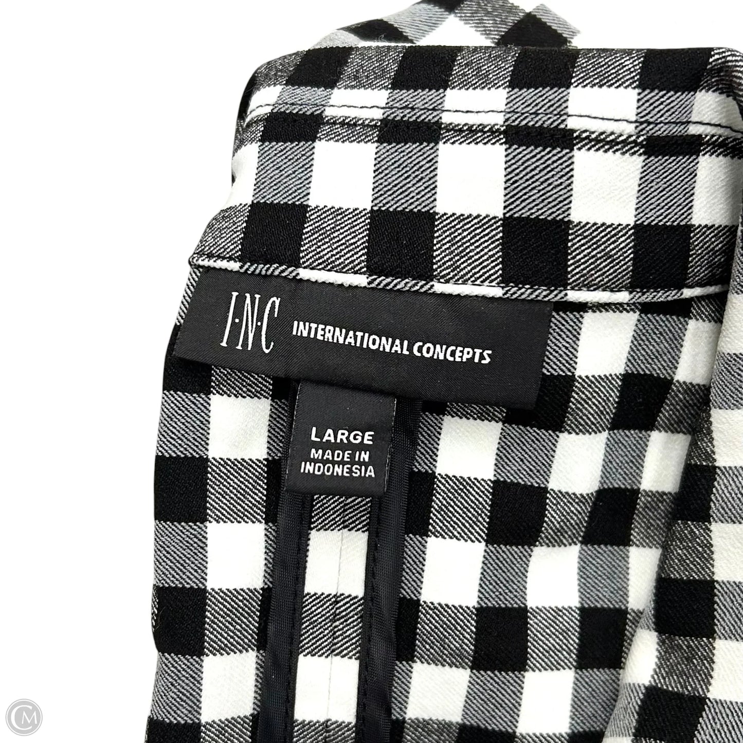 Blazer By Inc In Black & White, Size: L