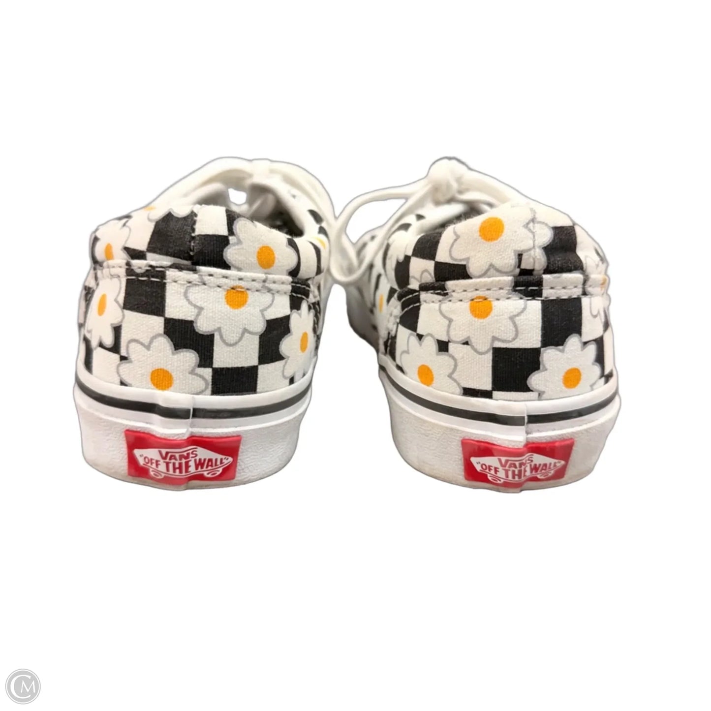 Shoes Sneakers By Vans In Black & White, Size: 7