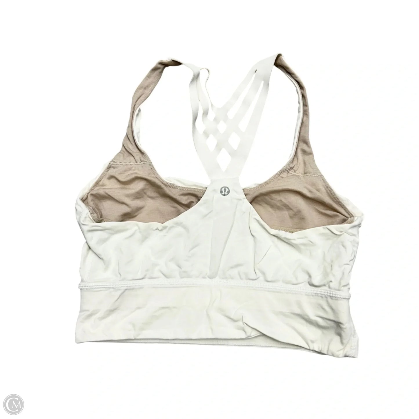 Athletic Bra By Lululemon In Ivory, Size: M