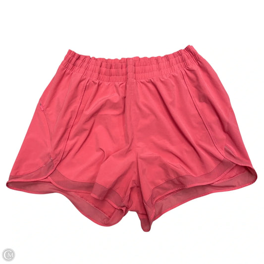 Athletic Shorts By Athleta In Pink, Size: 1x