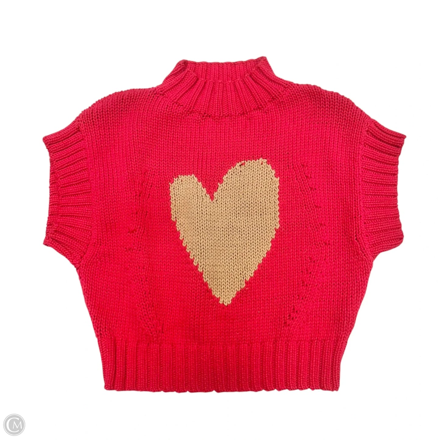 Sweater Short Sleeve By Maeve In Red, Size: Xs