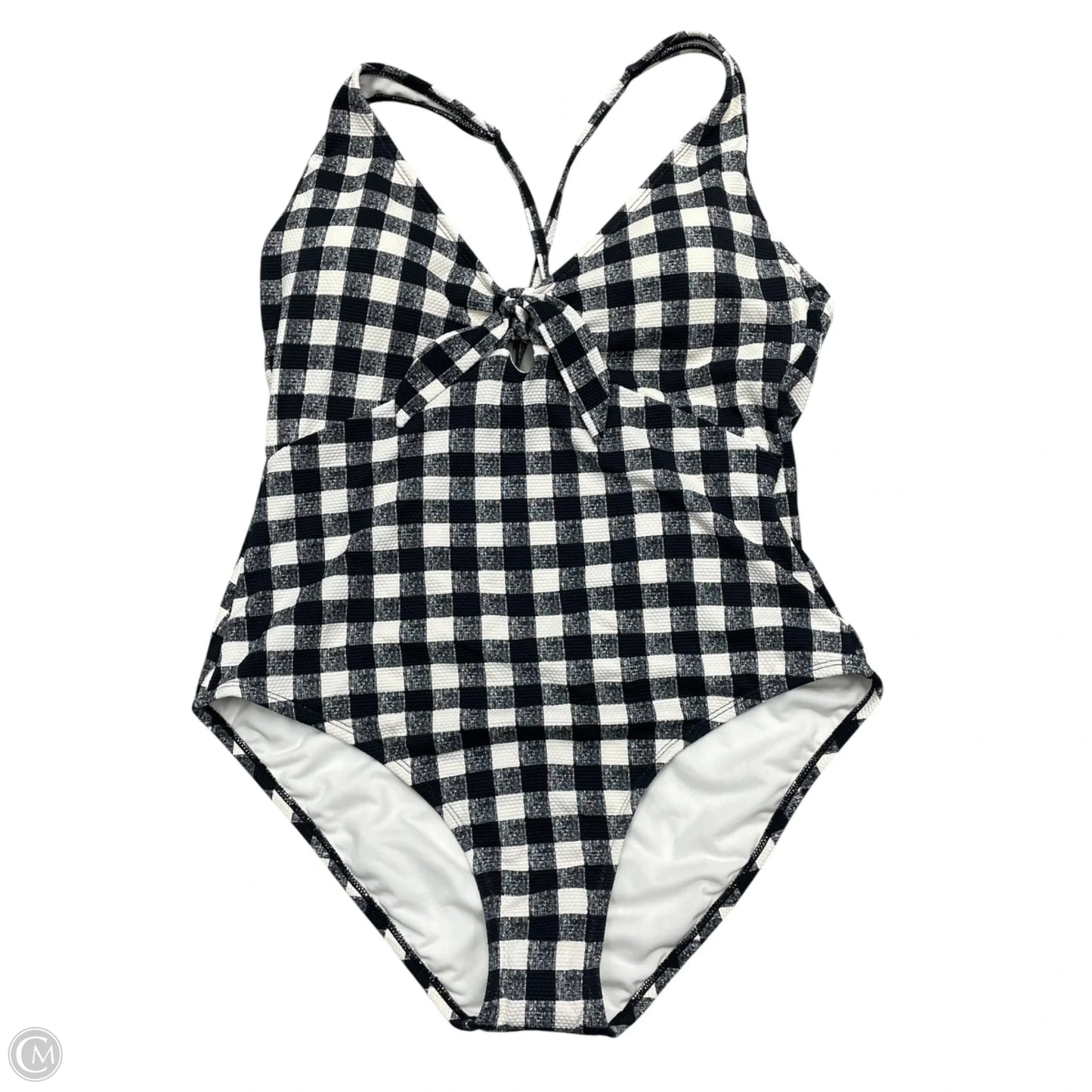 Swimsuit By Shade & Shore In Black & White, Size: Xl