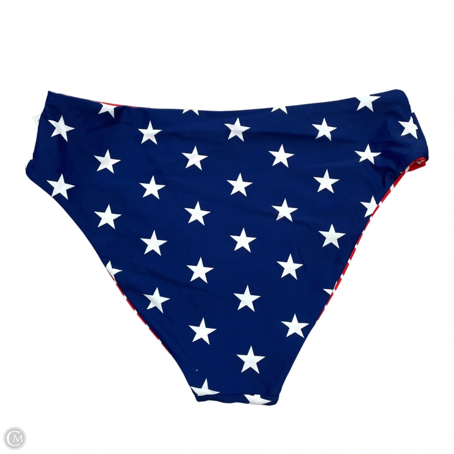 Swimsuit Bottom By Cupshe In Blue Red & White, Size: M