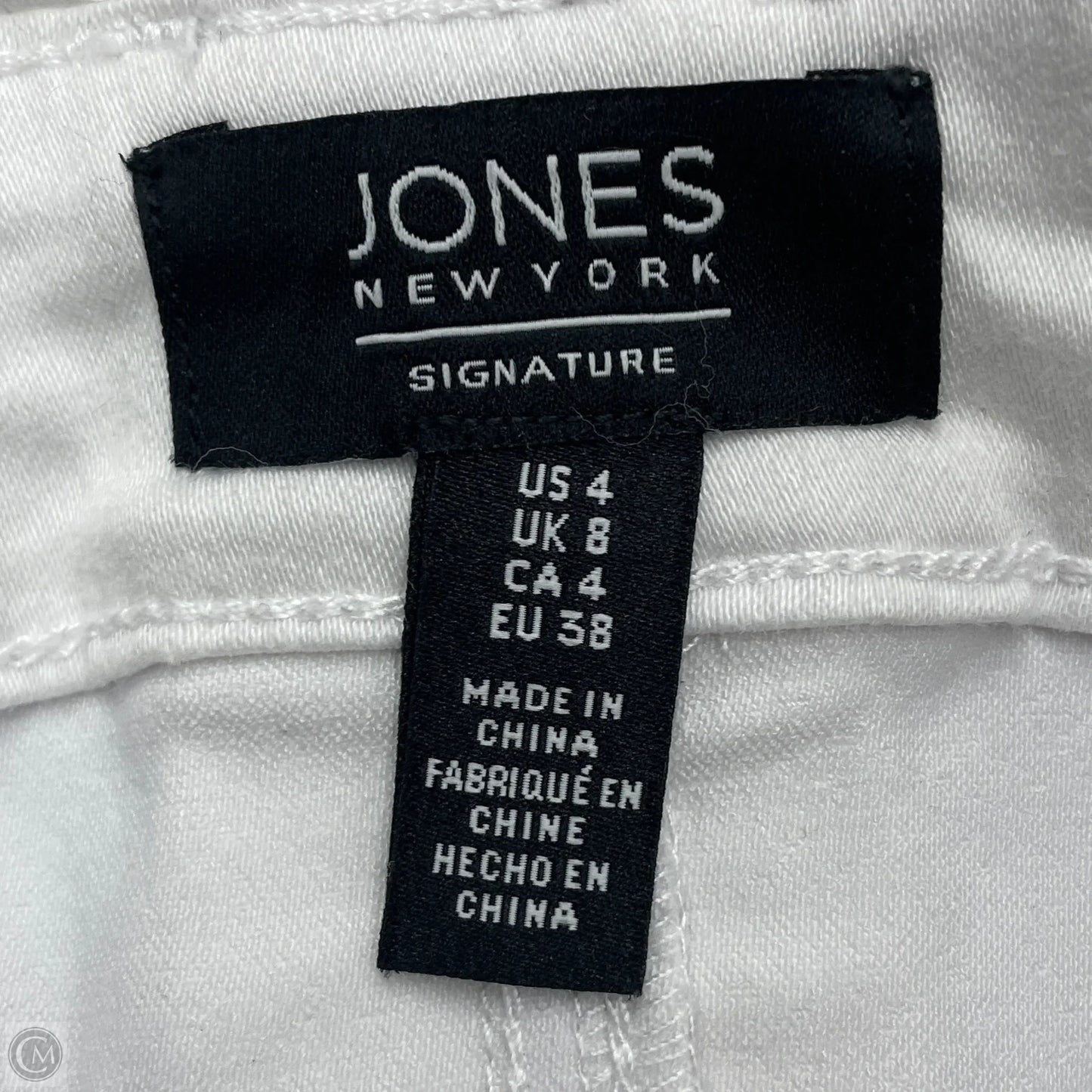 Shorts By Jones New York In White Denim, Size: 4