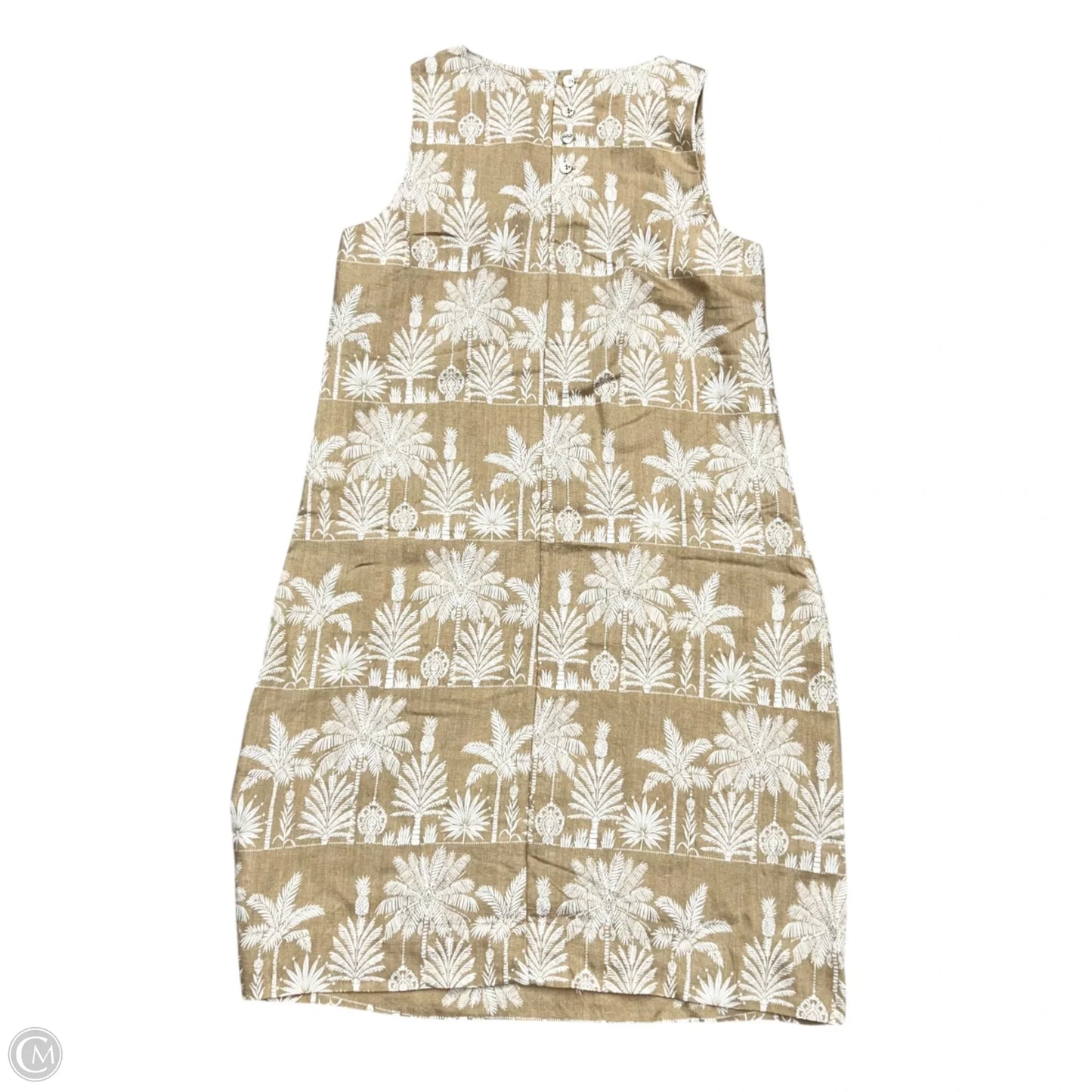 Dress Casual Short By Tommy Hilfiger In Tan & White, Size: S