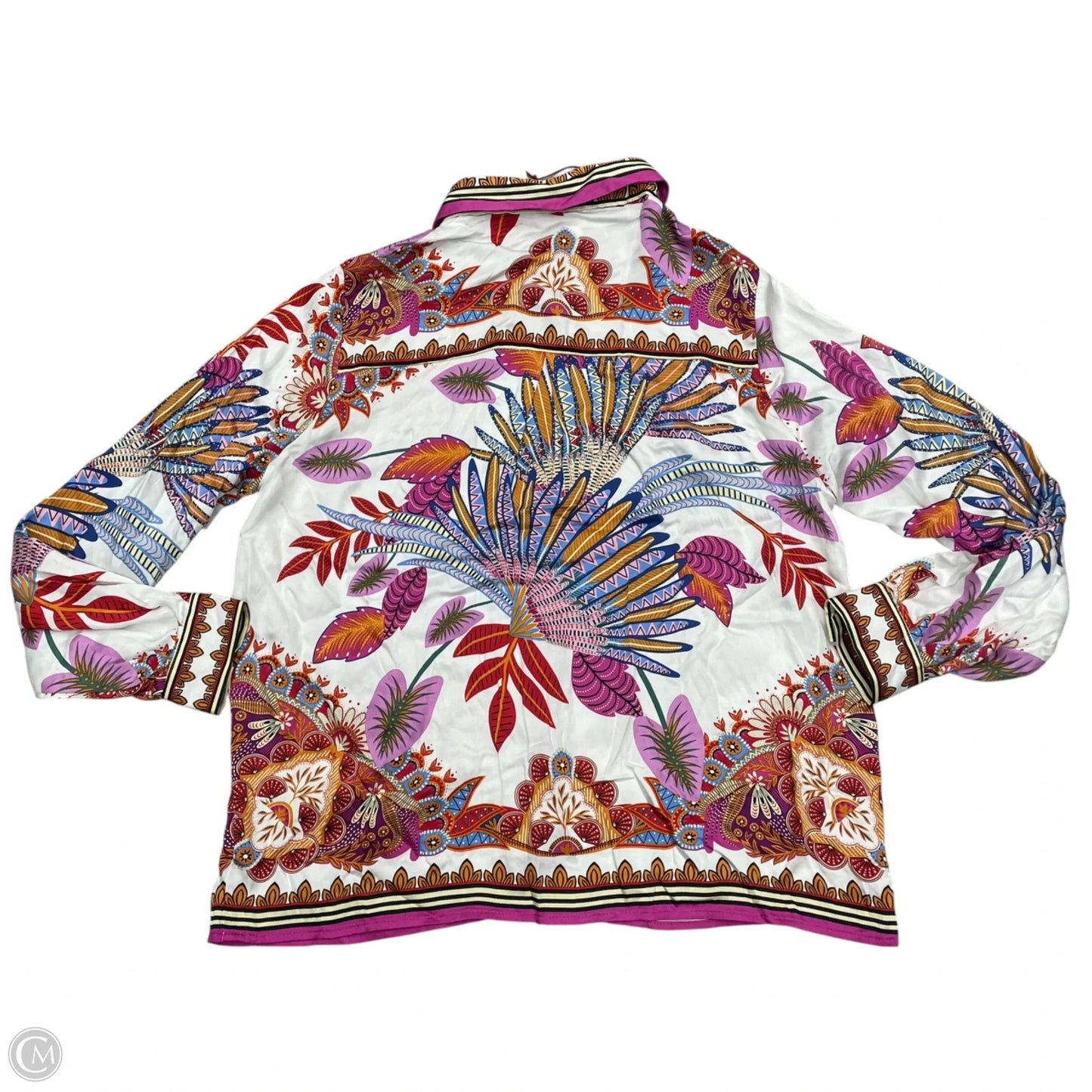 Blouse 3/4 Sleeve By Rose & Thyme In Floral Print, Size: M