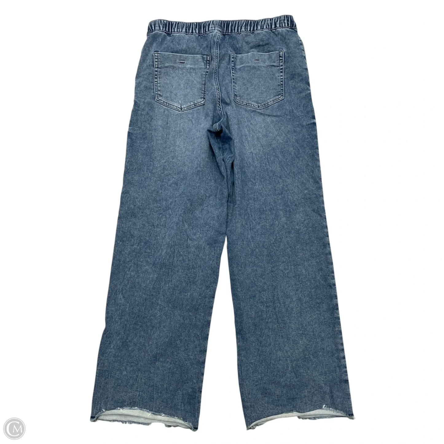 Jeans Wide Leg By Rewash In Blue Denim, Size: Xl