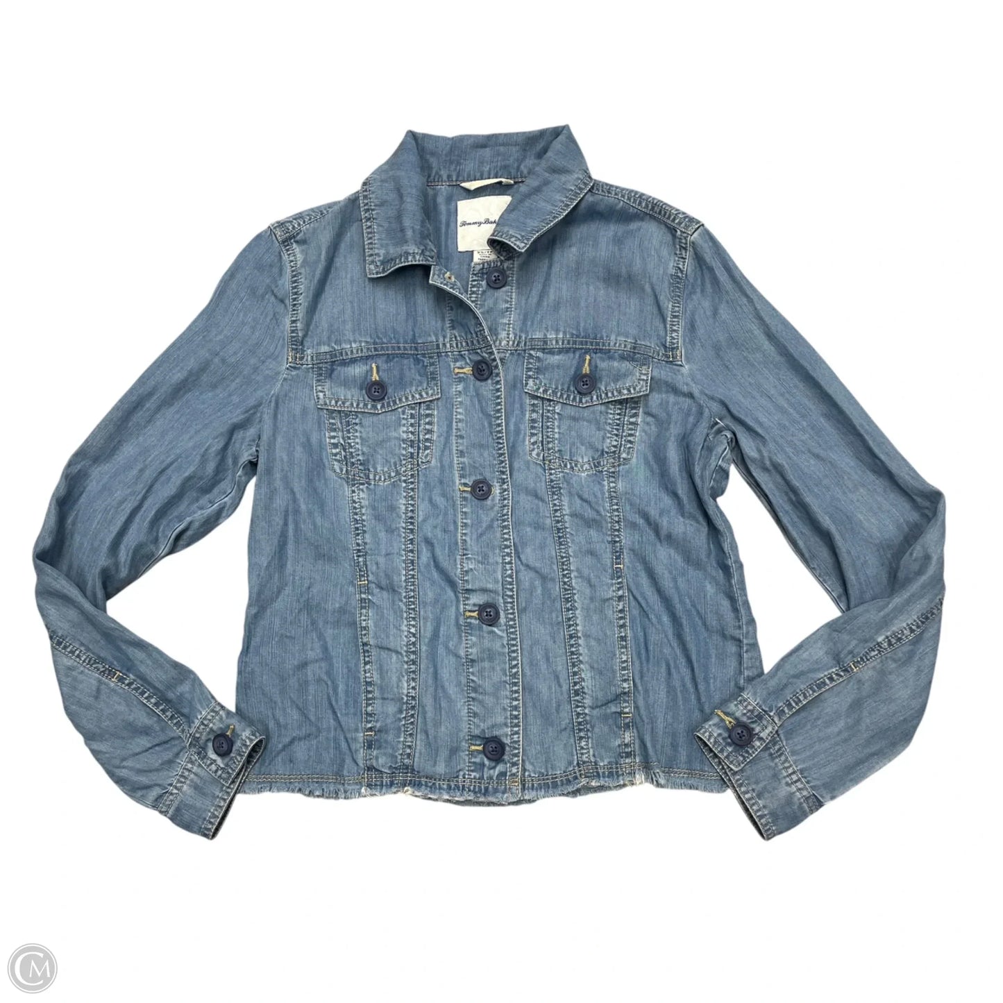 Jacket Denim By Tommy Bahama In Blue Denim, Size: Xs