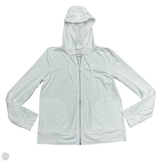 Athletic Jacket By Tommy Bahama In White, Size: S