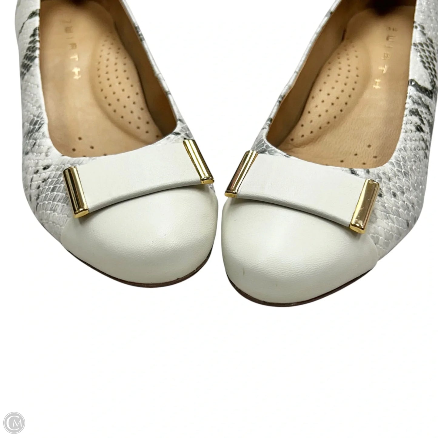 Shoes Heels Block By Wirth In Snakeskin Print, Size: 5.5