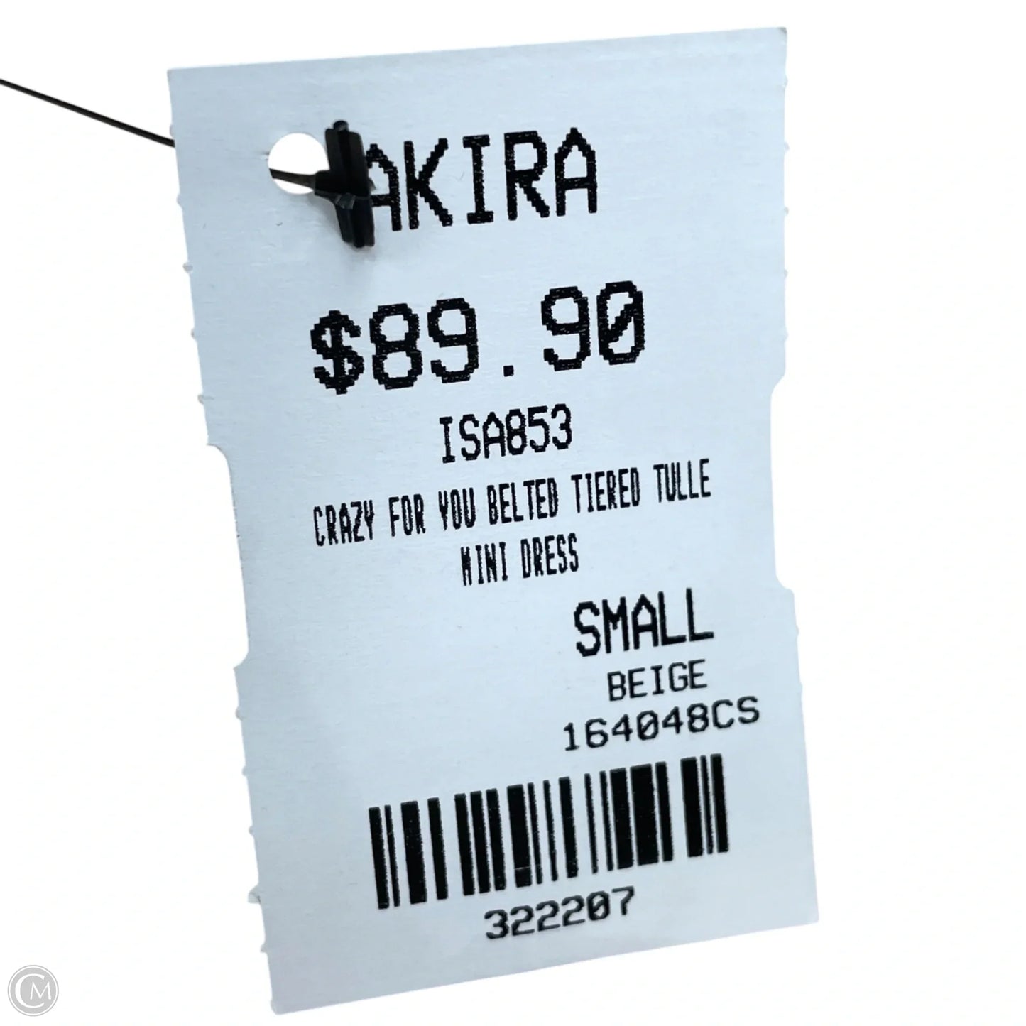 Dress Party Short By Akira In Cream, Size: S