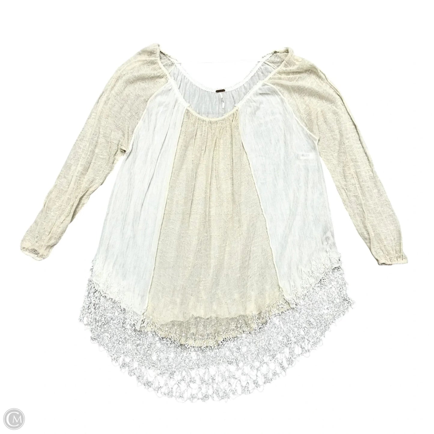 Swimwear Cover-up By Free People In Cream, Size: Xs