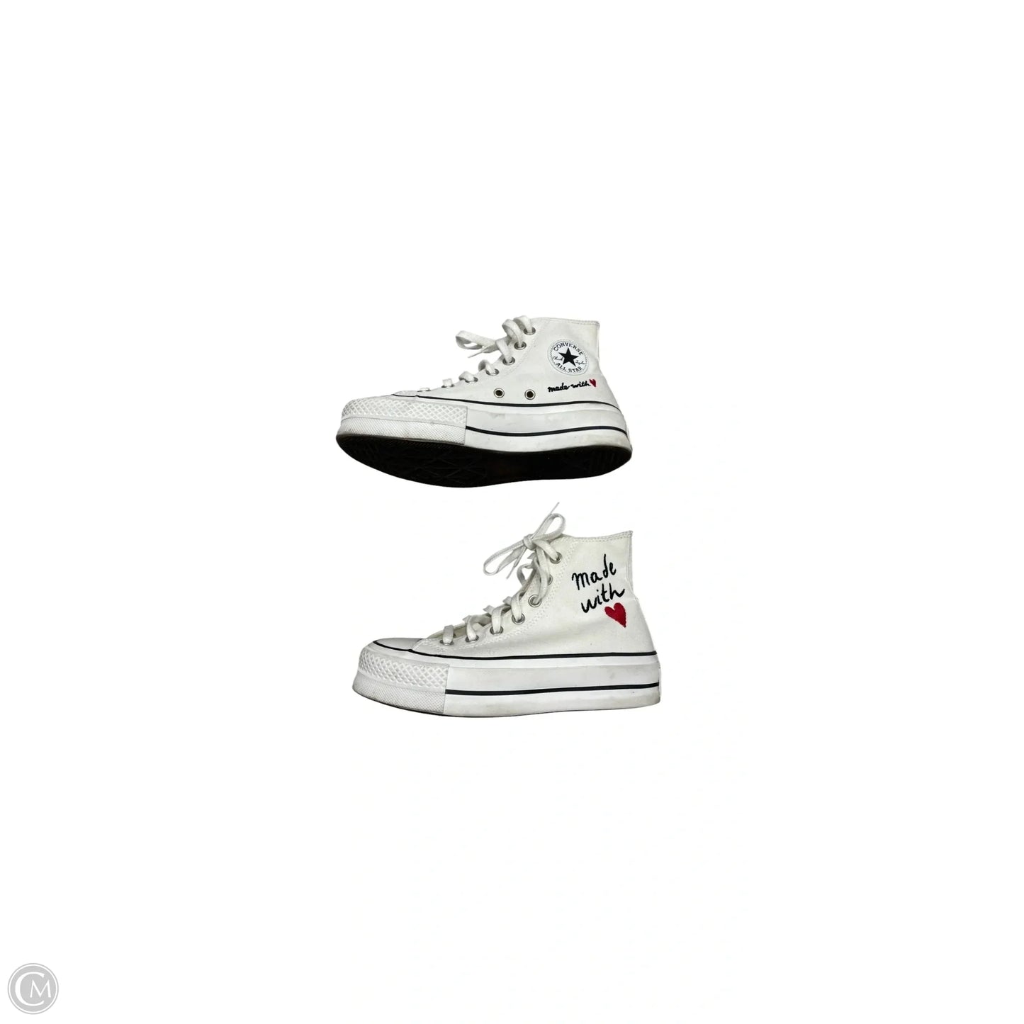 Shoes Sneakers Platform By Converse In White, Size: 5.5