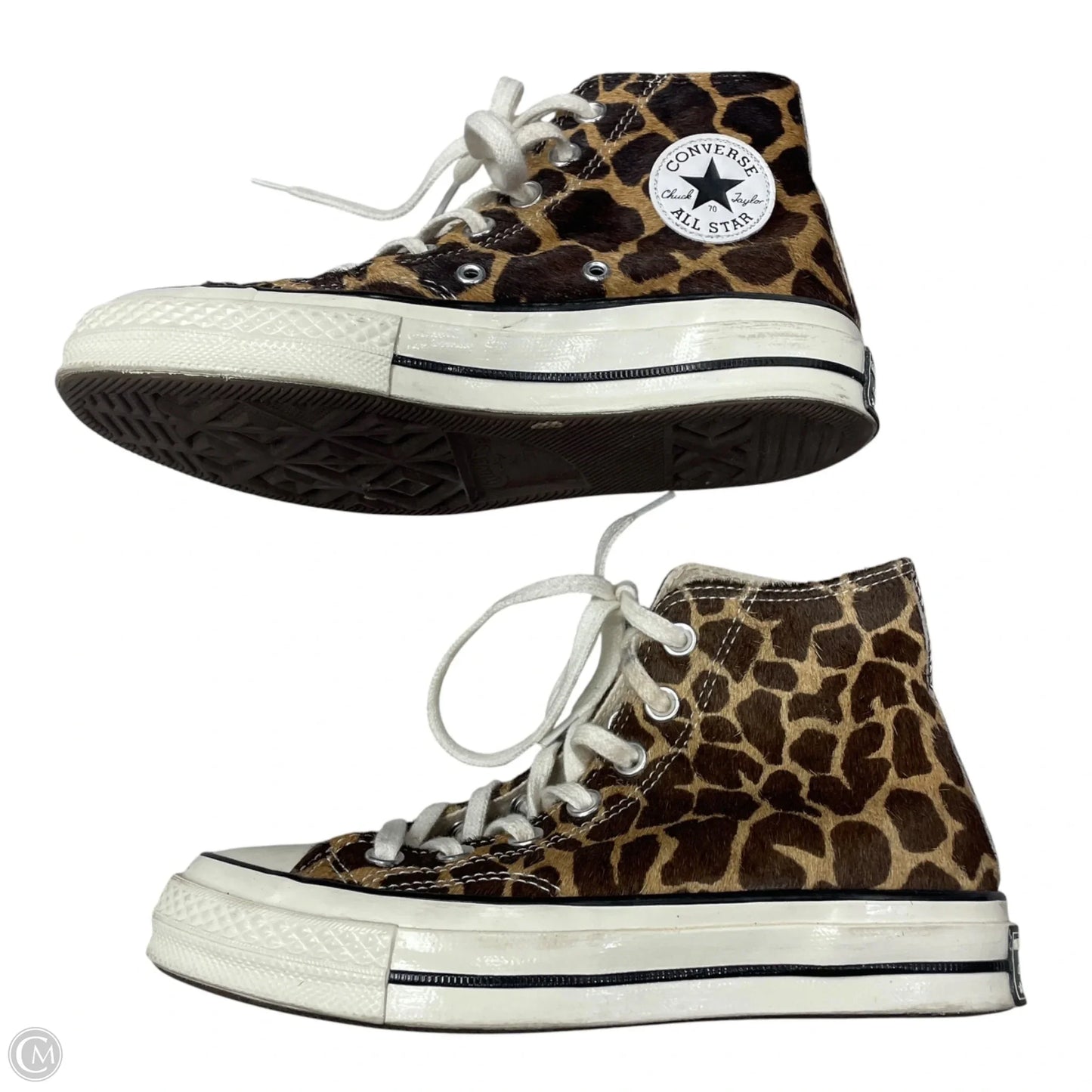 Shoes Sneakers By Converse In Animal Print, Size: 5