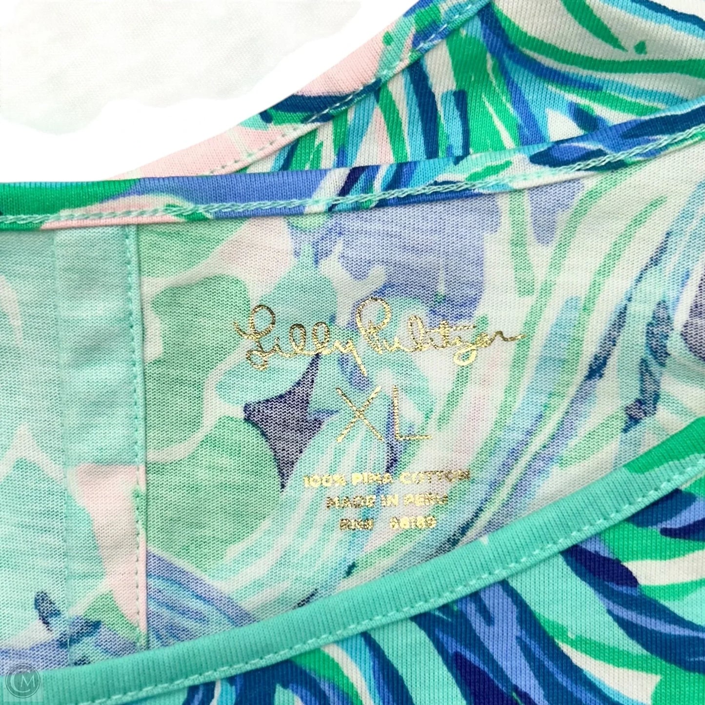 Dress Designer By Lilly Pulitzer In Blue & Pink, Size: L