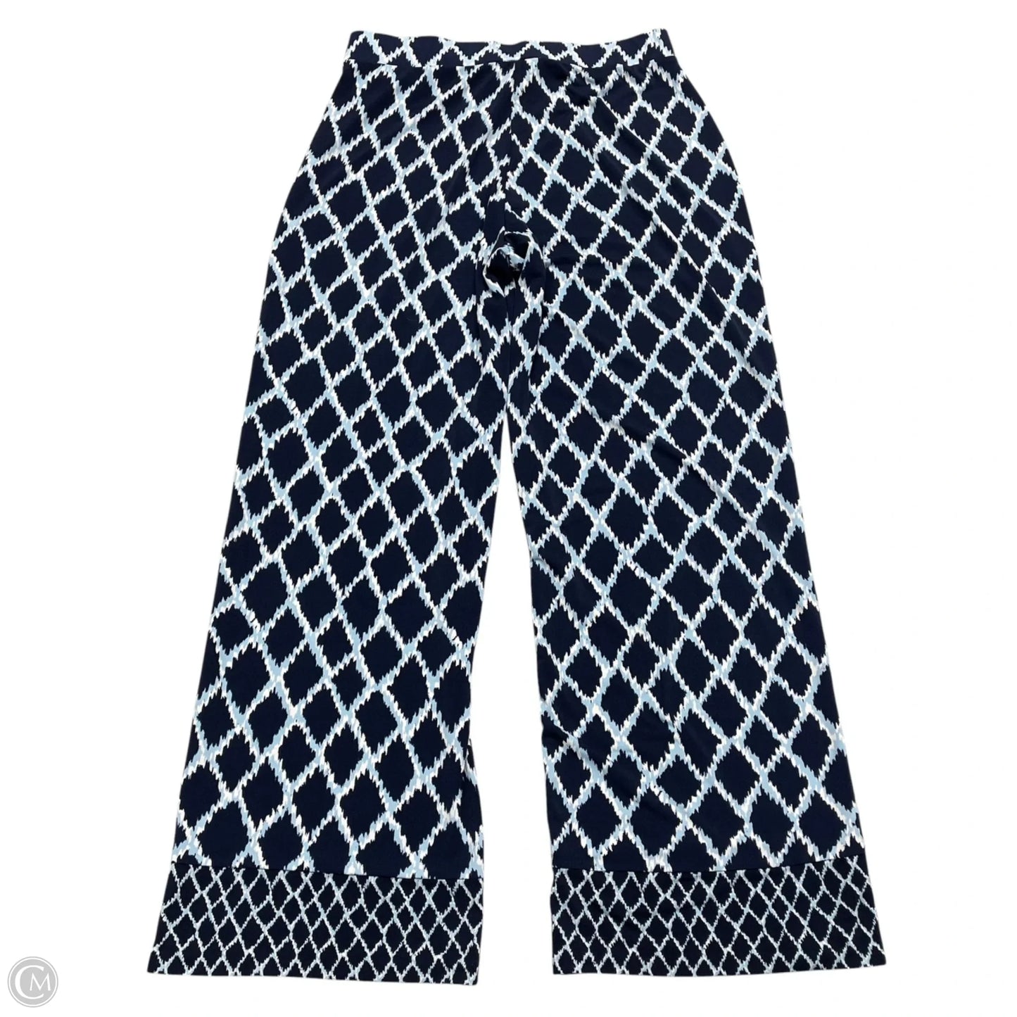 Pants Wide Leg By Michael By Michael Kors In Blue, Size: M