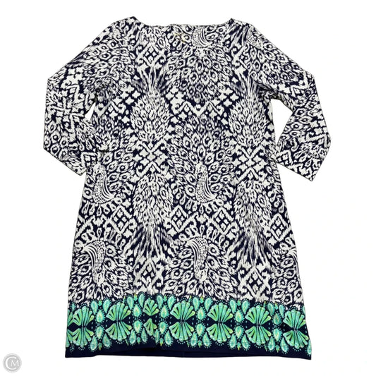 Dress Designer By Lilly Pulitzer In Blue & White, Size: Xl