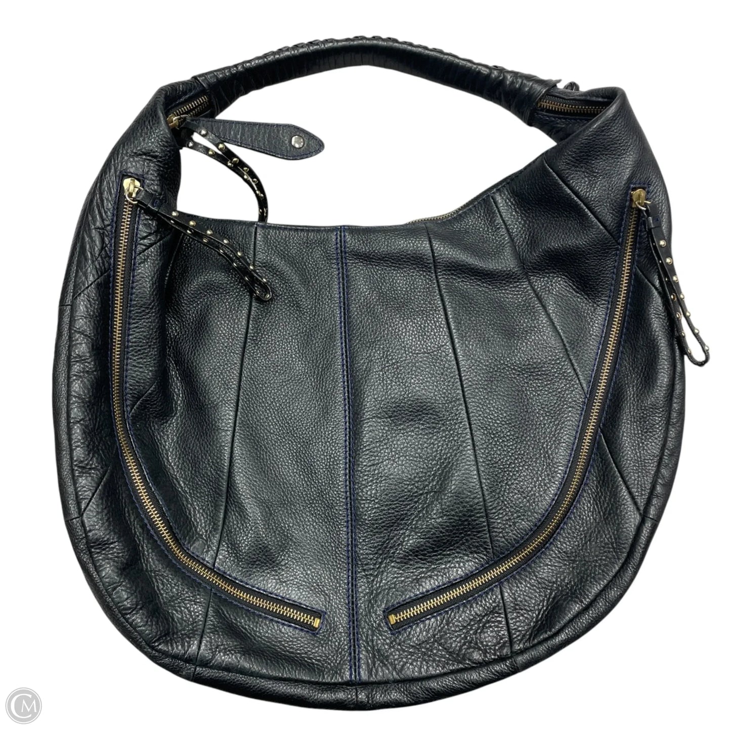 Handbag Leather By Oryany, Size: Large
