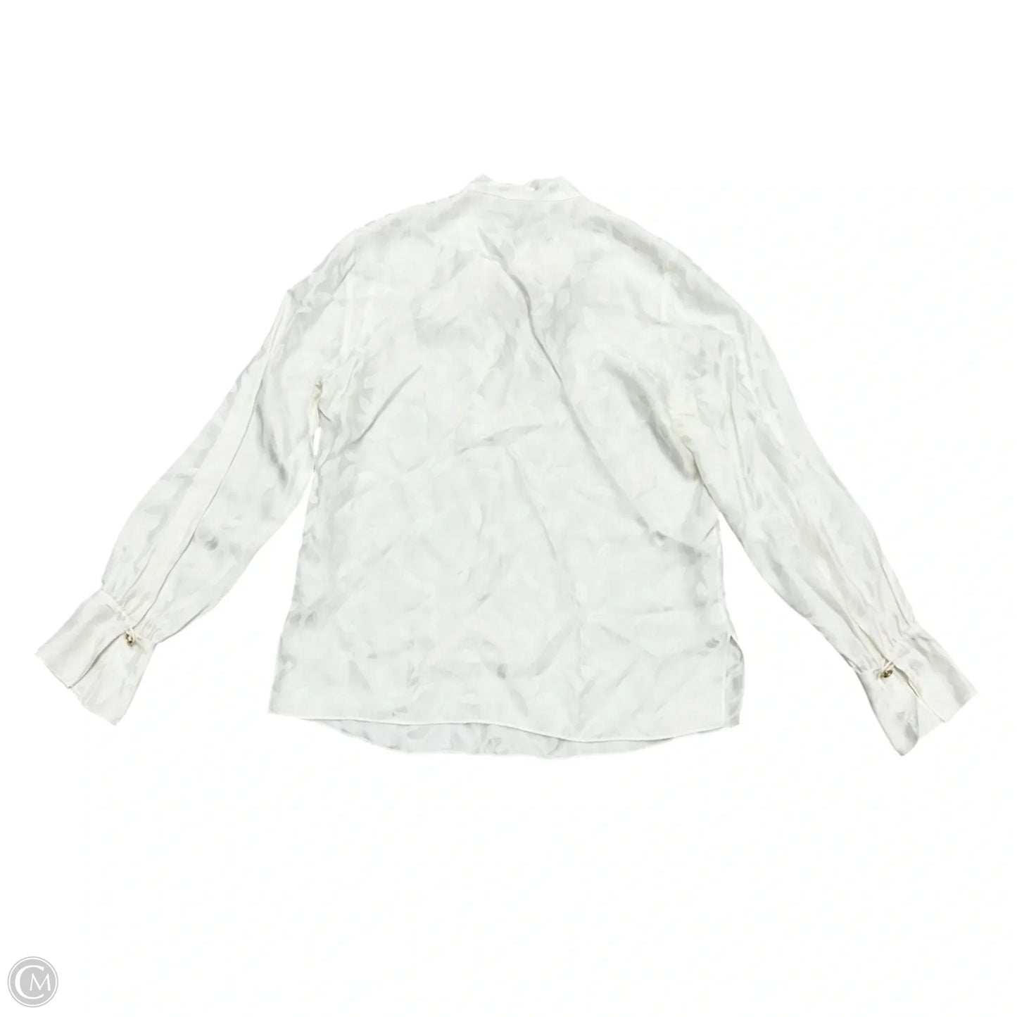Blouse Designer By Diane Von Furstenberg In Ivory, Size: S