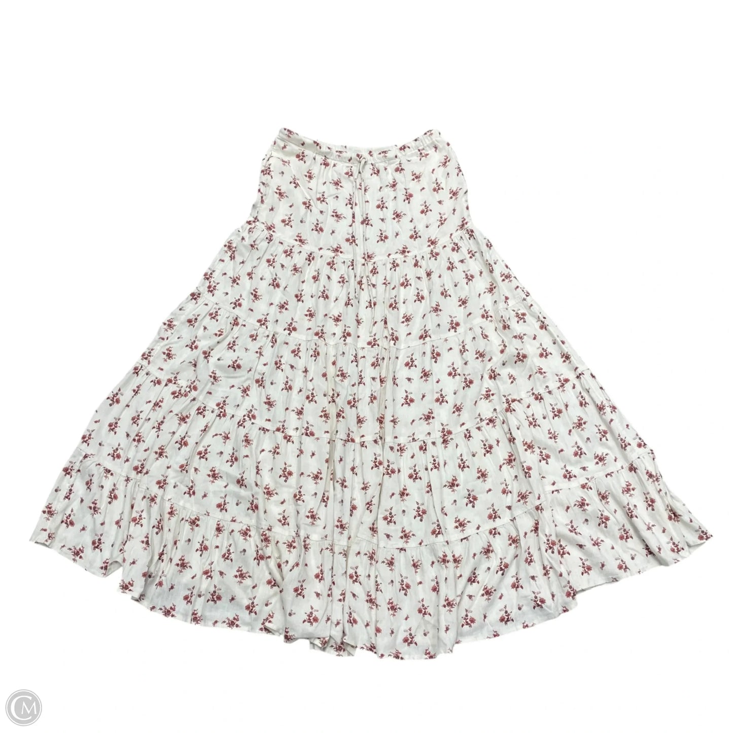 Skirt Maxi By Free People In Red & Tan, Size: Xxl