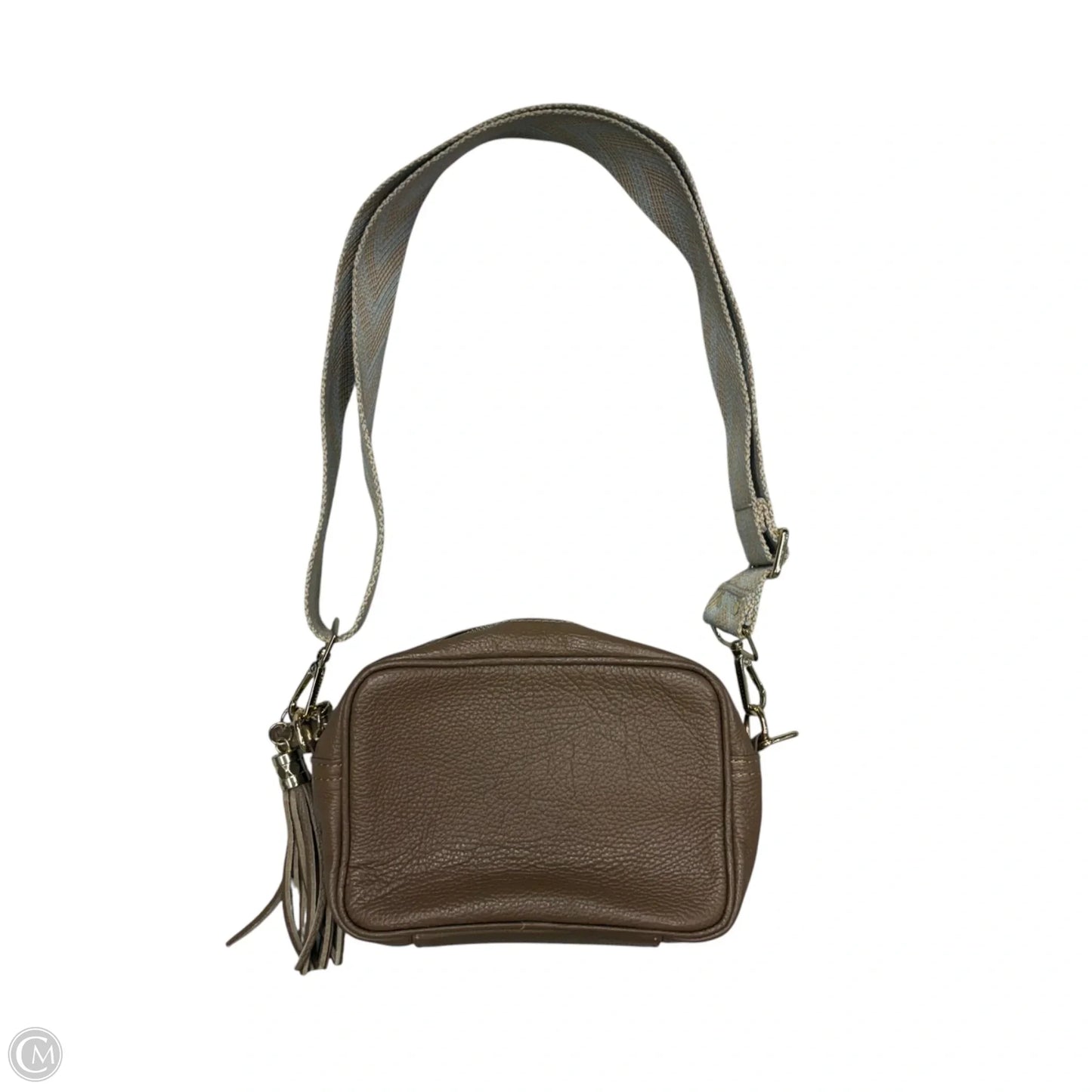 Crossbody Leather By Elie Beaumont, Size: Small