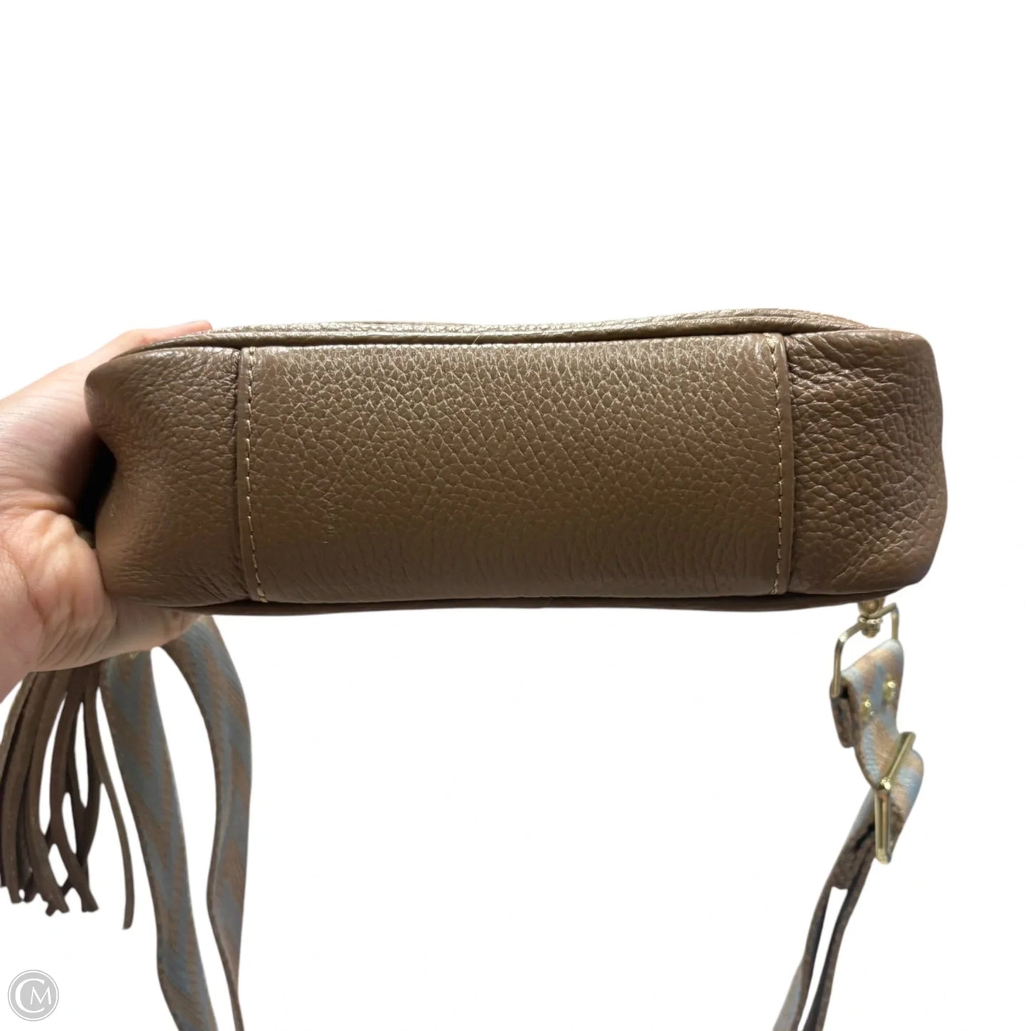 Crossbody Leather By Elie Beaumont, Size: Small