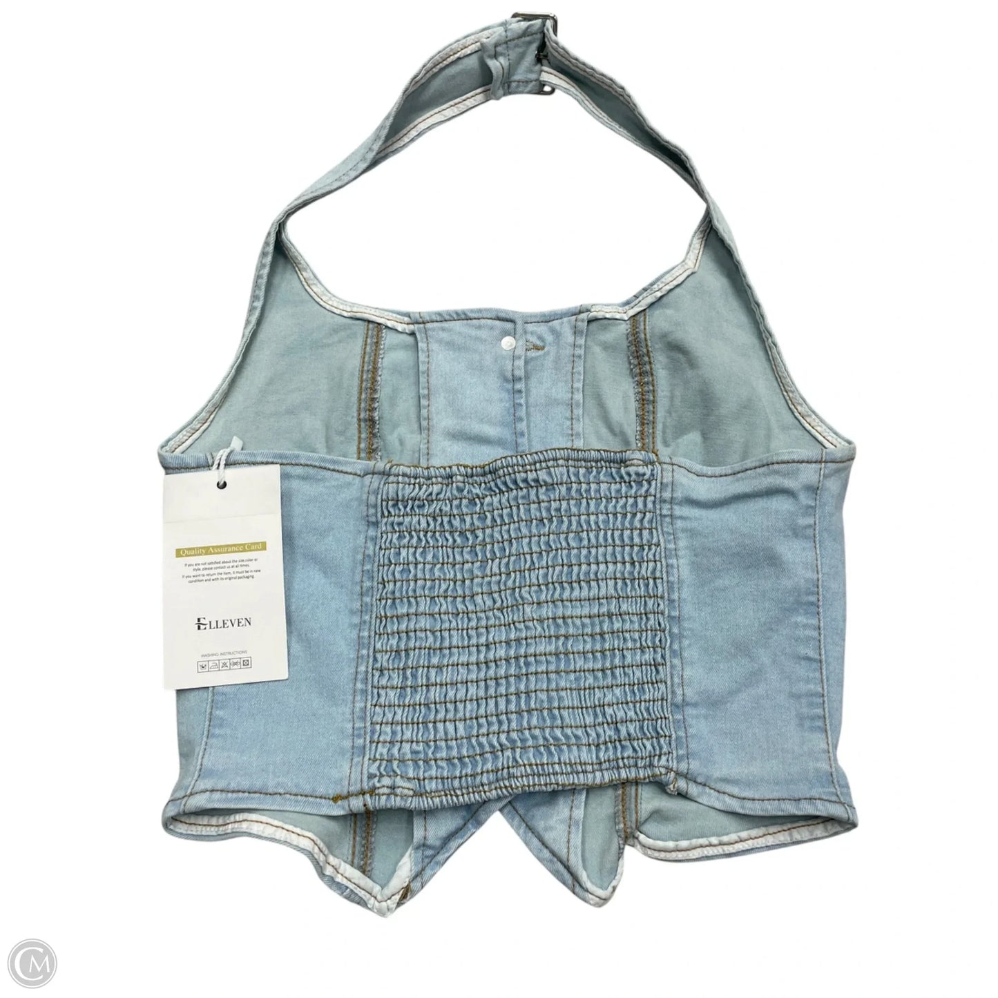 Vest Other By Elleven In Blue Denim, Size: M