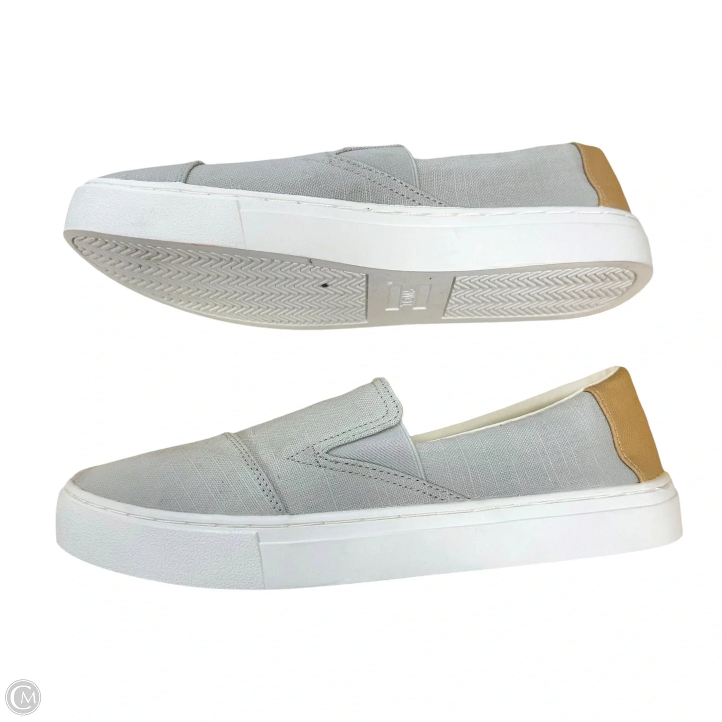 Shoes Sneakers By Toms In Grey, Size: 9