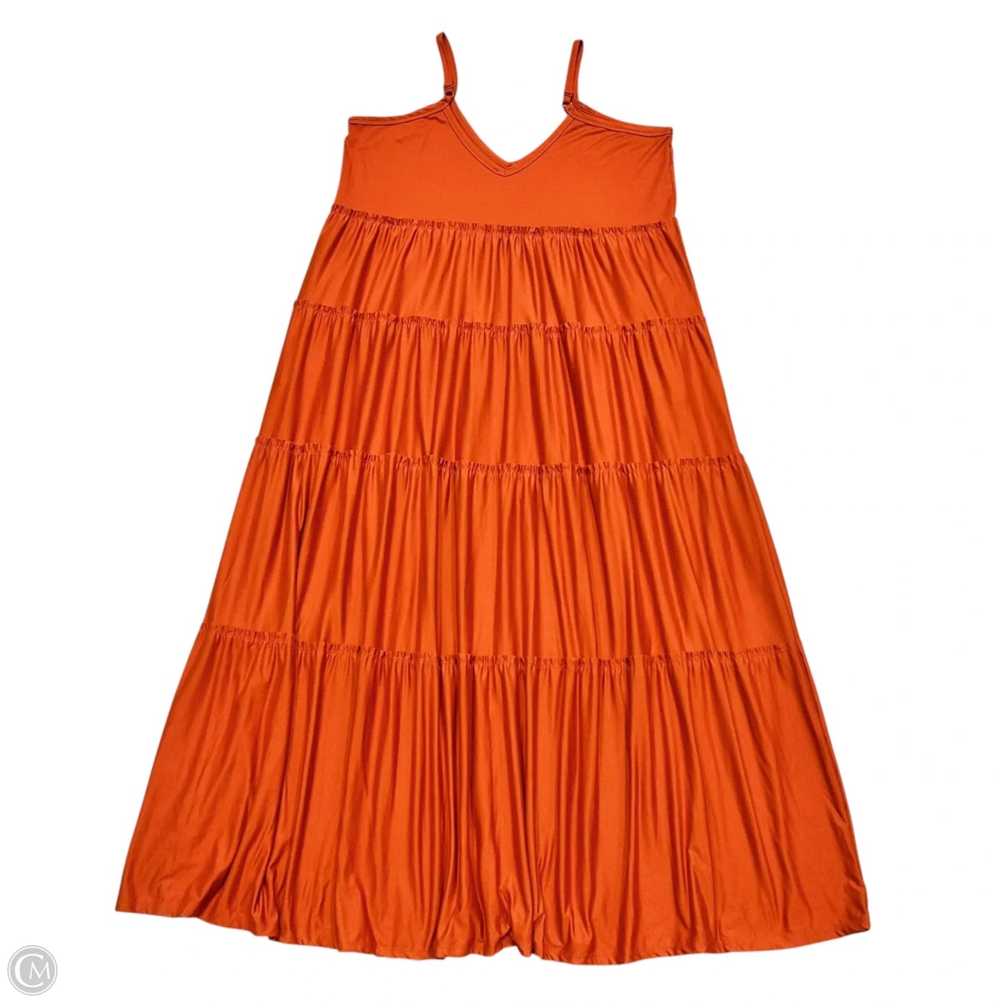 Dress Casual Maxi By Zenana In Orange, Size: L