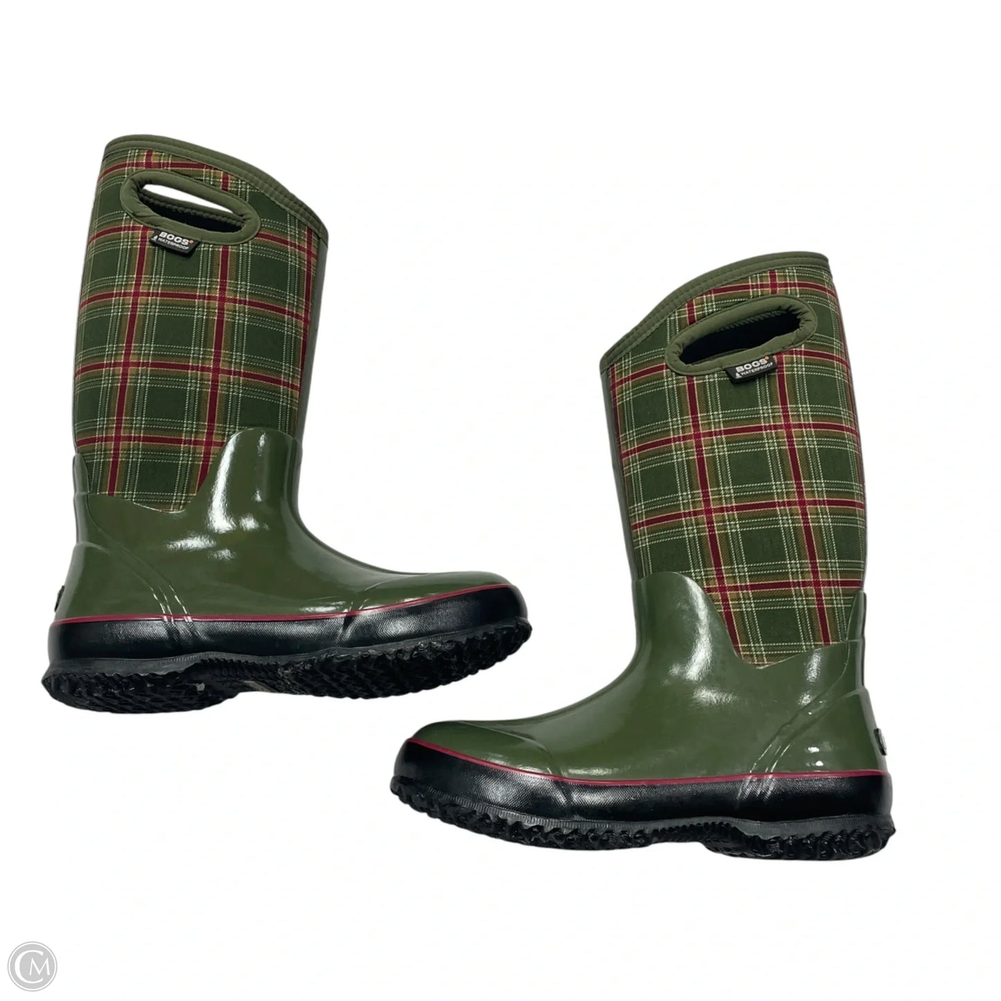 Boots Rain By Bogs In Green, Size: 7