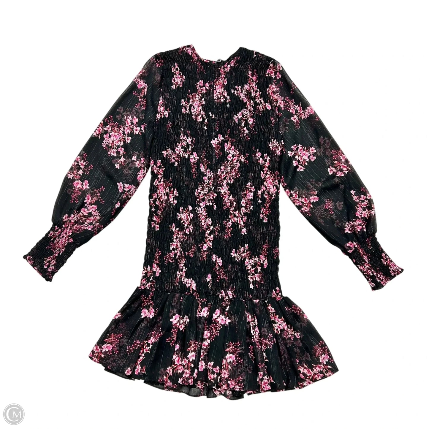Dress Designer By Misa In Black & Pink, Size: Xs