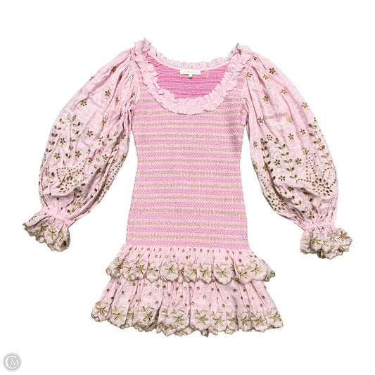 Dress Party Short By Loveshackfancy In Pink, Size: Xs