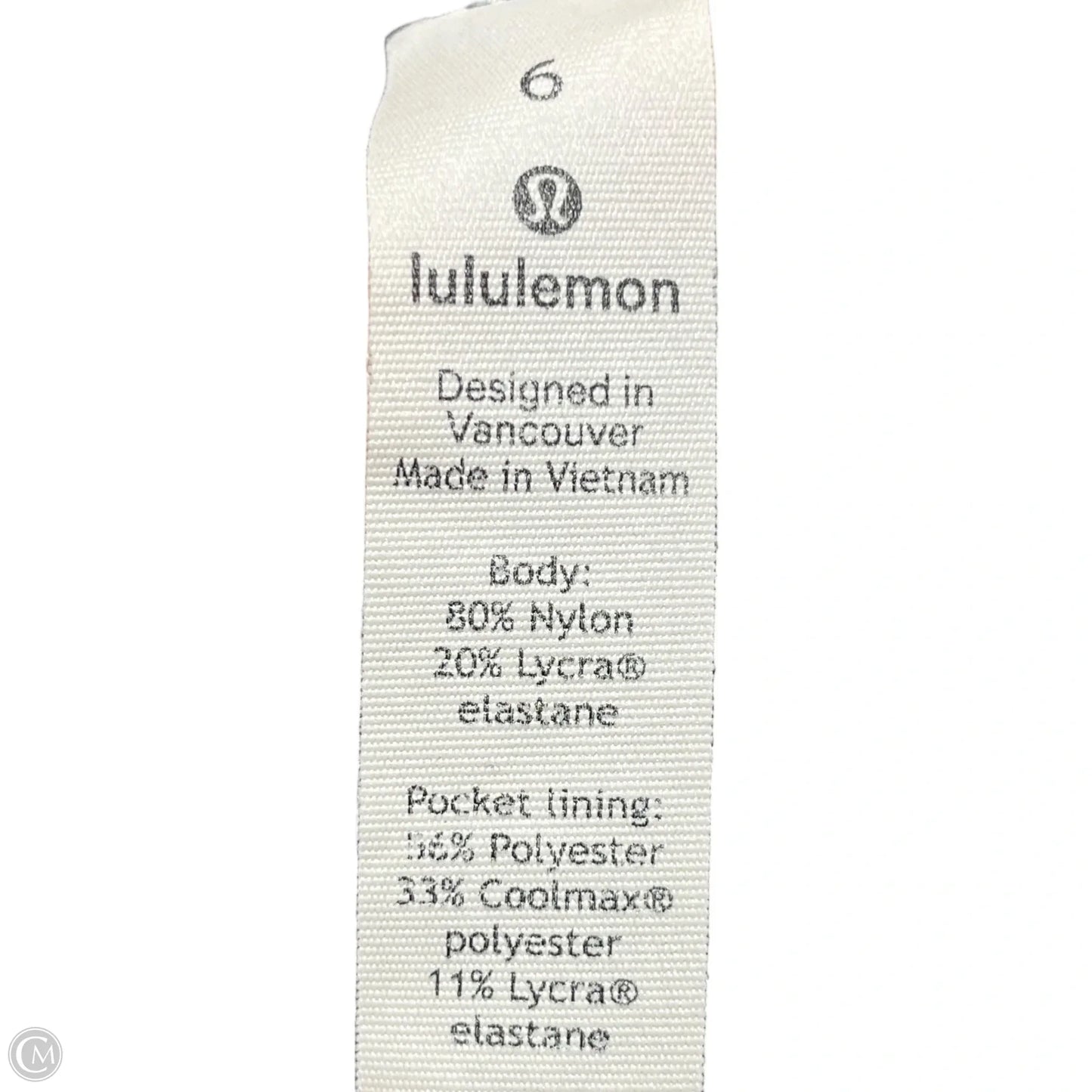 Athletic Leggings By Lululemon In Grey, Size: S