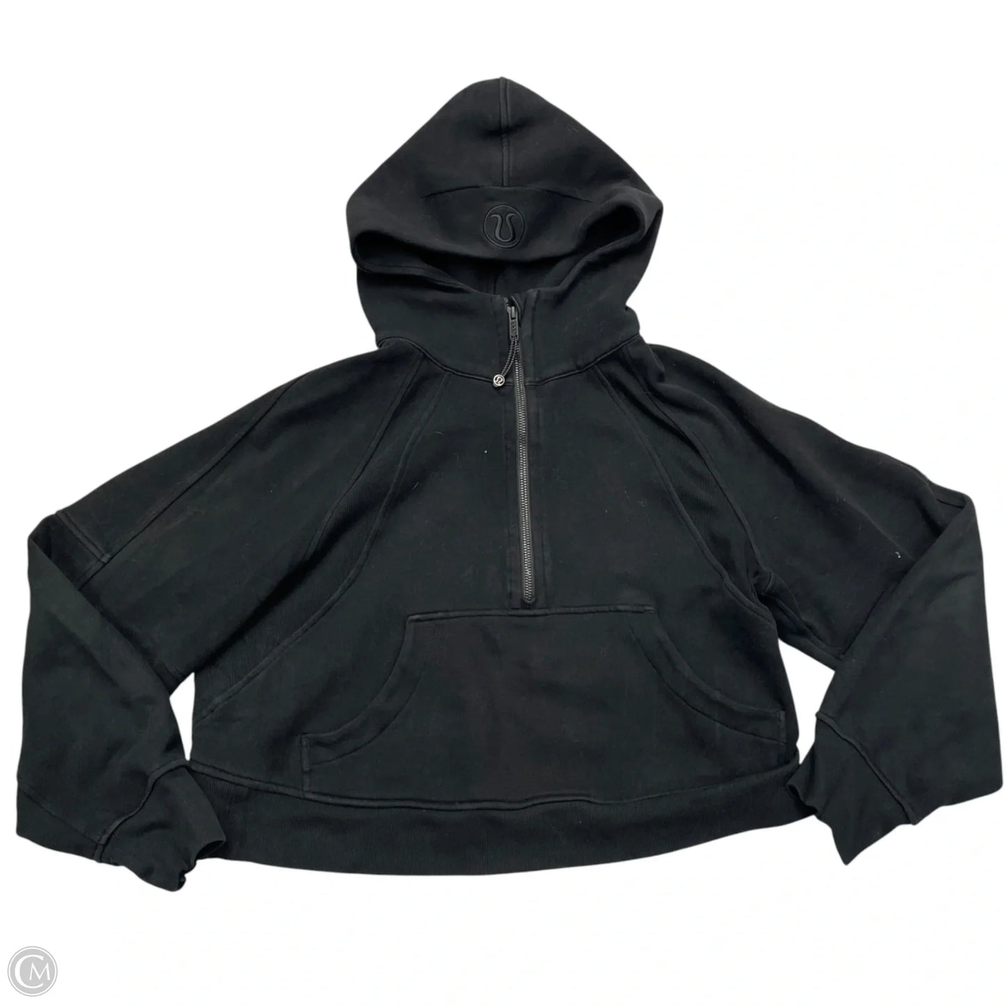 Athletic Sweatshirt Crewneck By Lululemon In Black, Size: Xs/s