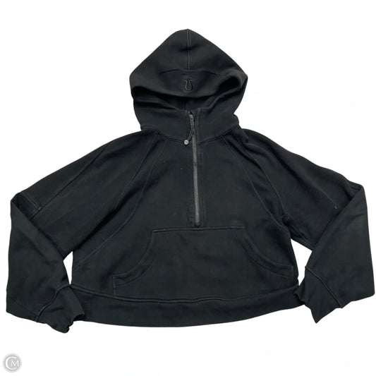 Athletic Sweatshirt Crewneck By Lululemon In Black, Size: Xs/s