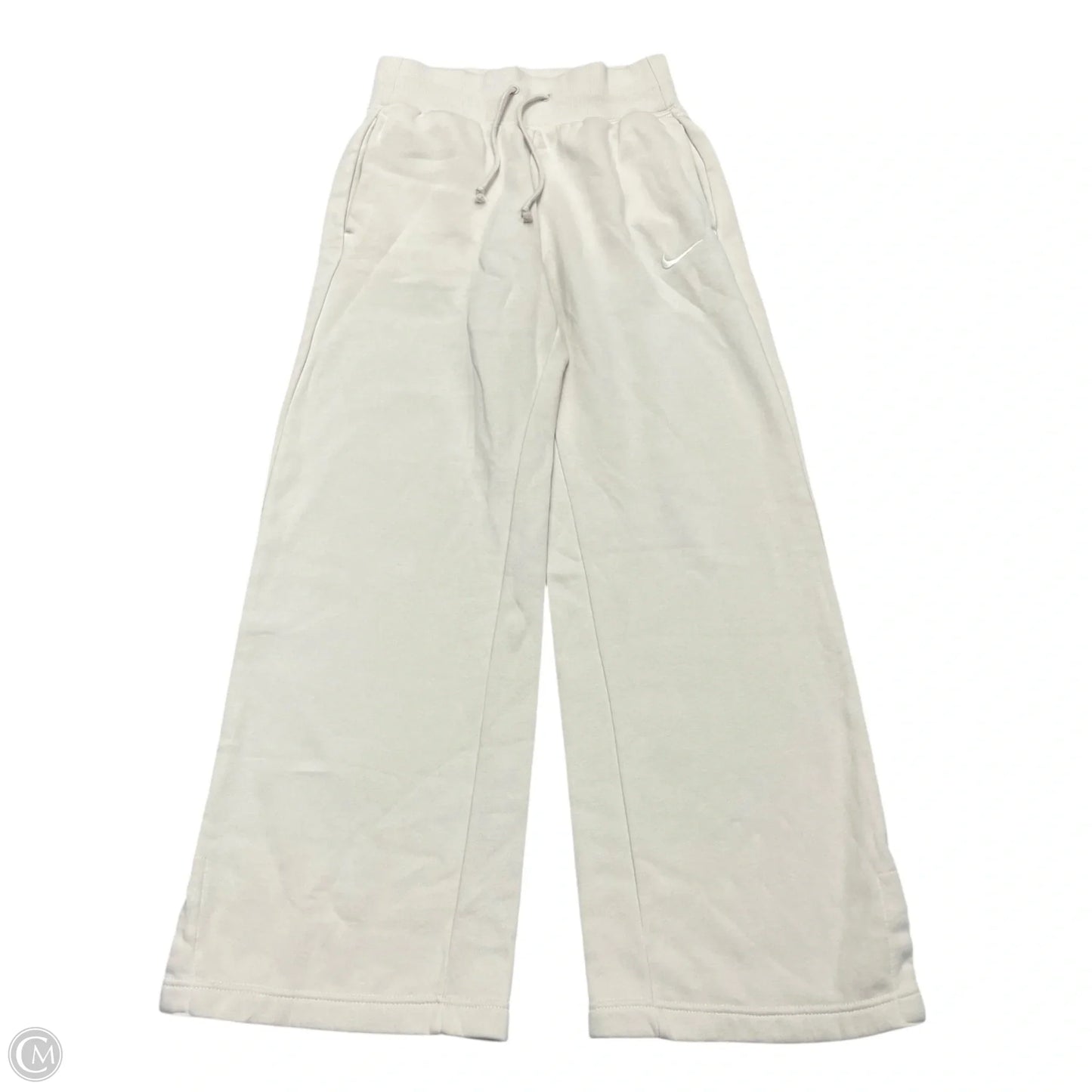 Athletic Pants By Nike Apparel In Beige, Size: S