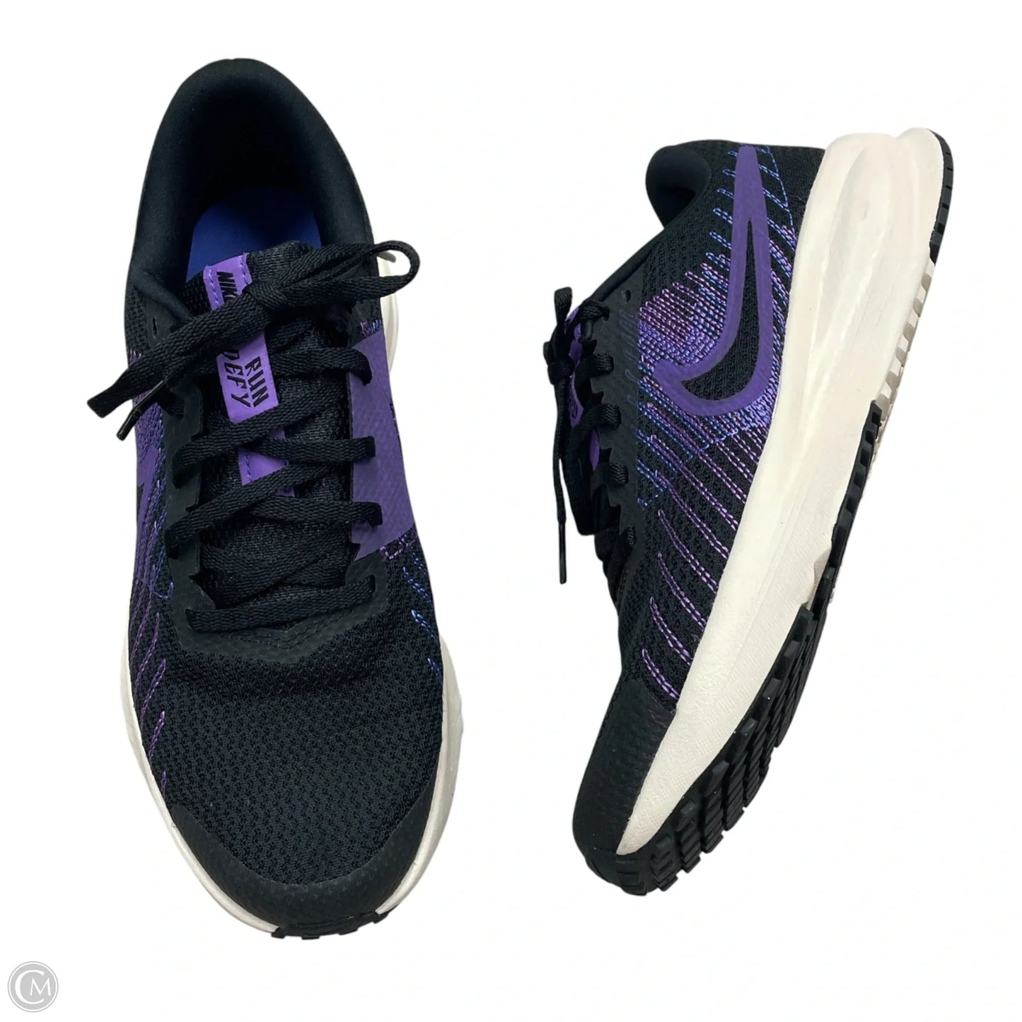 Shoes Athletic By Nike In Black & Purple, Size: 8