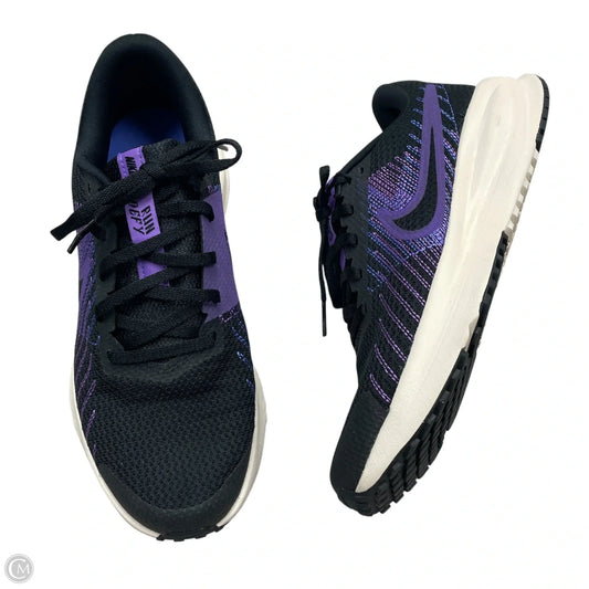 Shoes Athletic By Nike In Black & Purple, Size: 8
