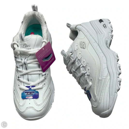 Shoes Athletic By Skechers In White, Size: 9