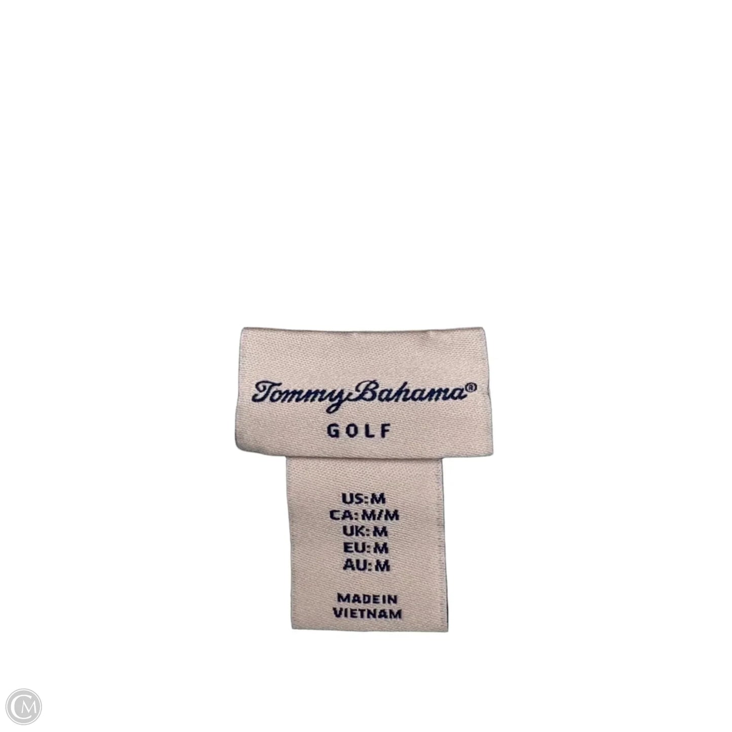 Athletic Top Short Sleeve By Tommy Bahama In Blue & Green, Size: M