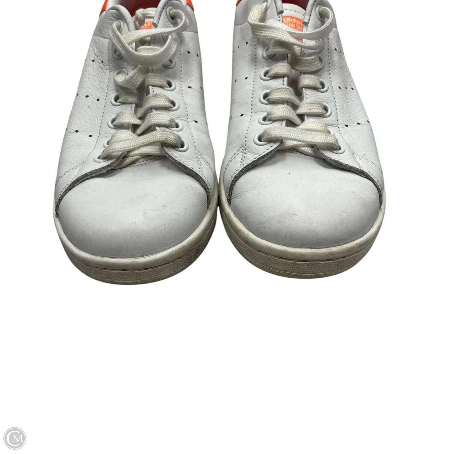 Shoes Sneakers By Adidas In Orange & White, Size: 10