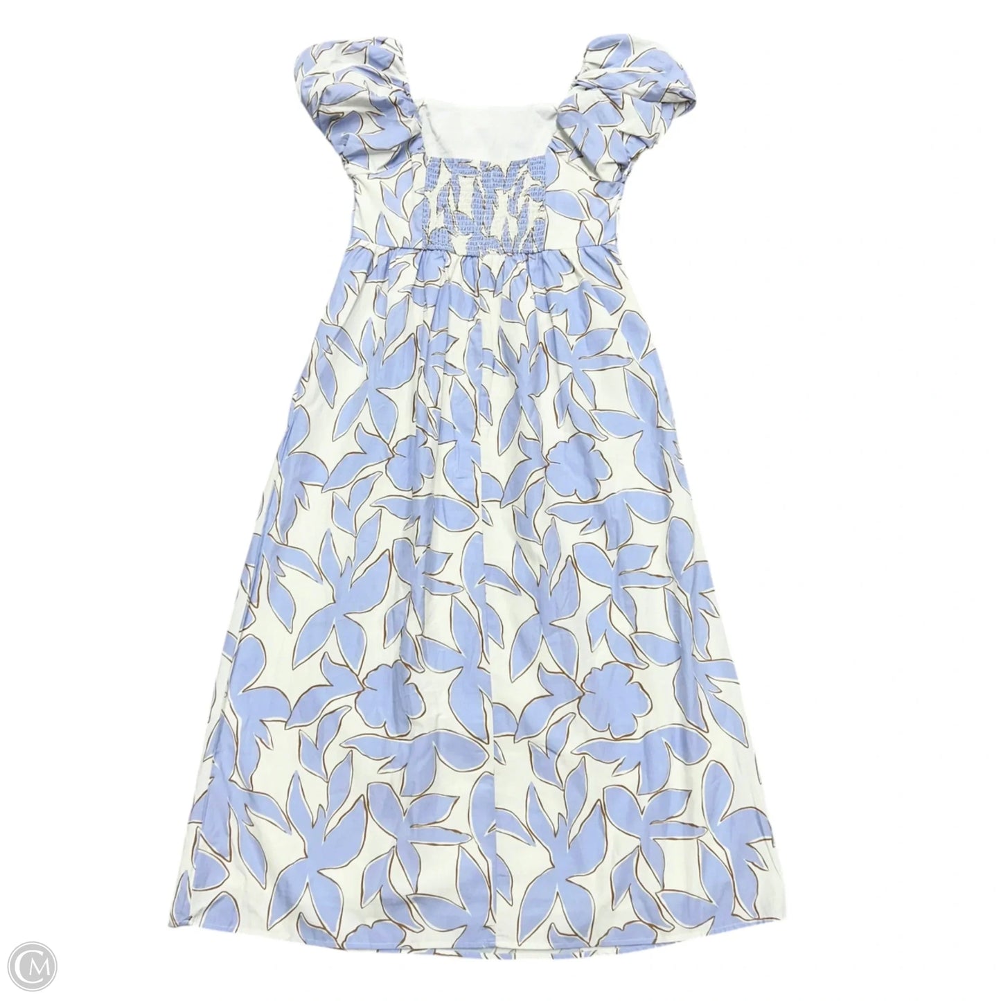 Dress Casual Maxi By A New Day In Blue & White, Size: M