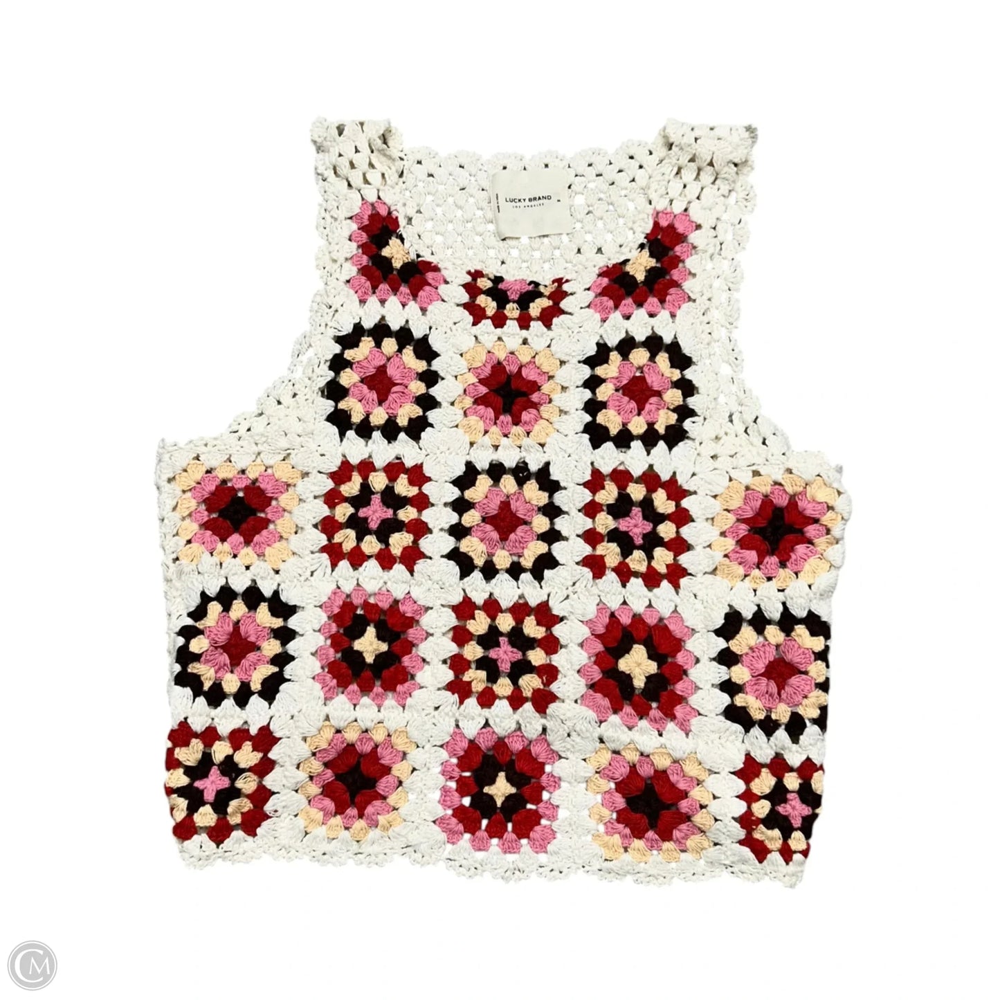 Top Sleeveless By Lucky Brand In Cream, Size: M