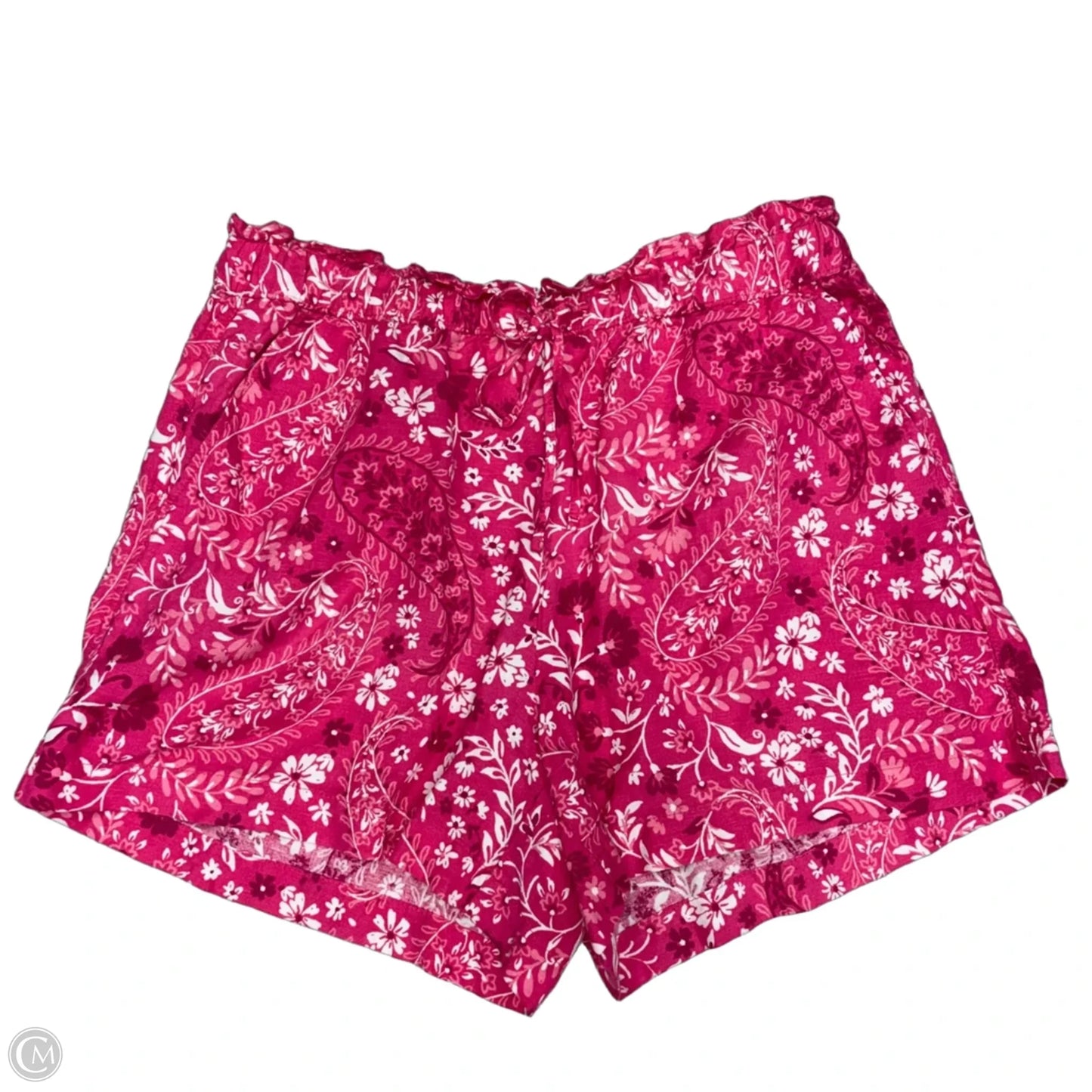 Shorts By Loft In Pink & White, Size: L