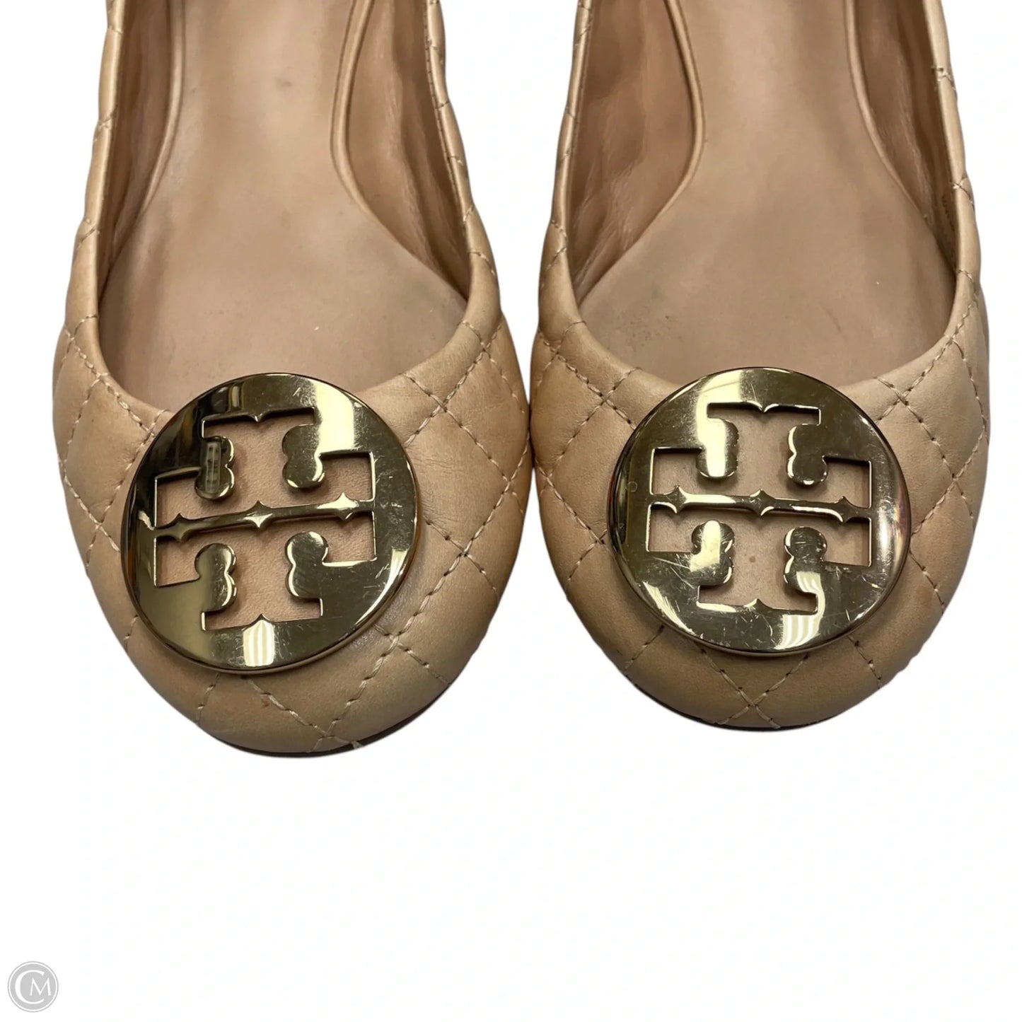 Shoes Designer By Tory Burch In Tan, Size: 7.5