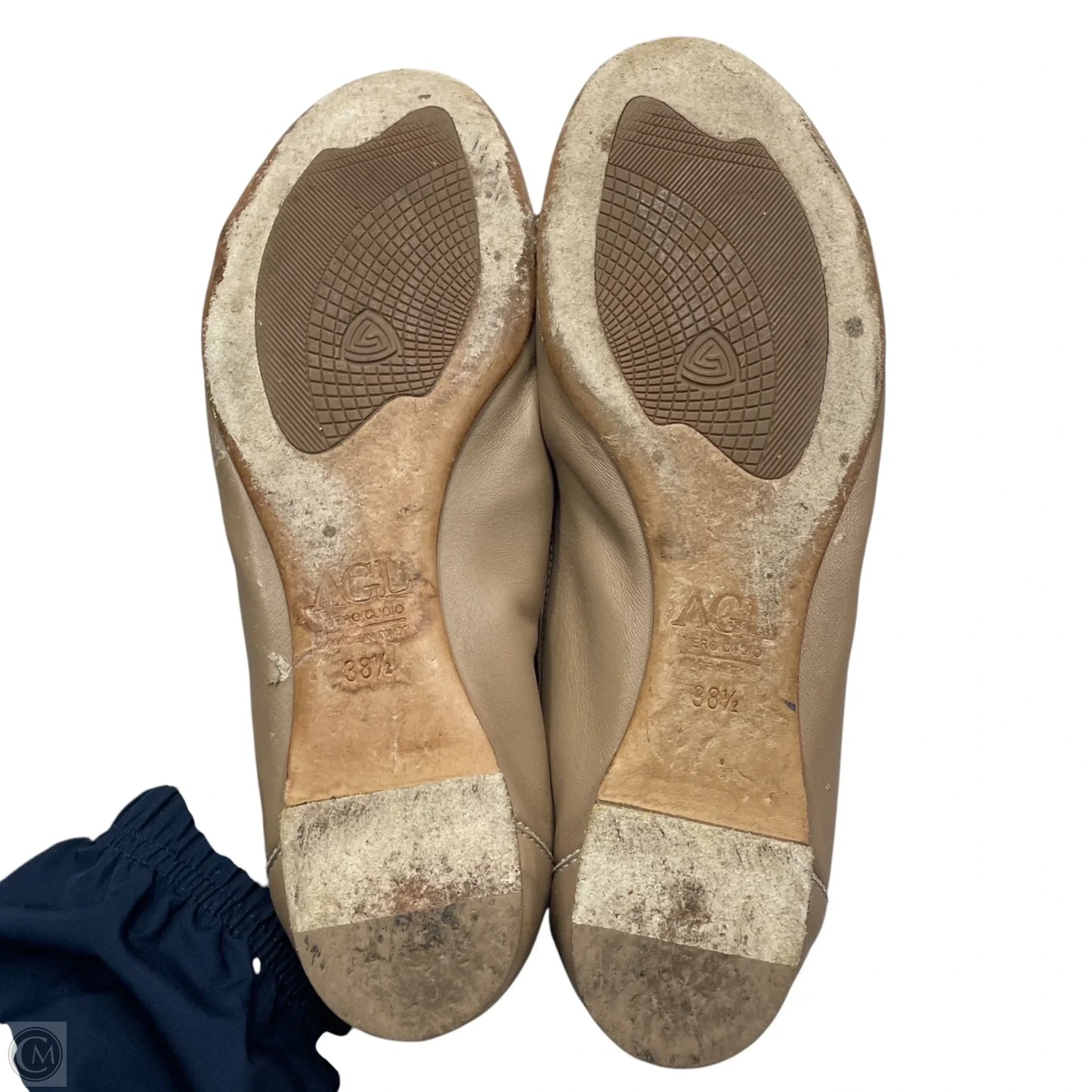 Shoes Flats By Agl In Brown, Size: 8