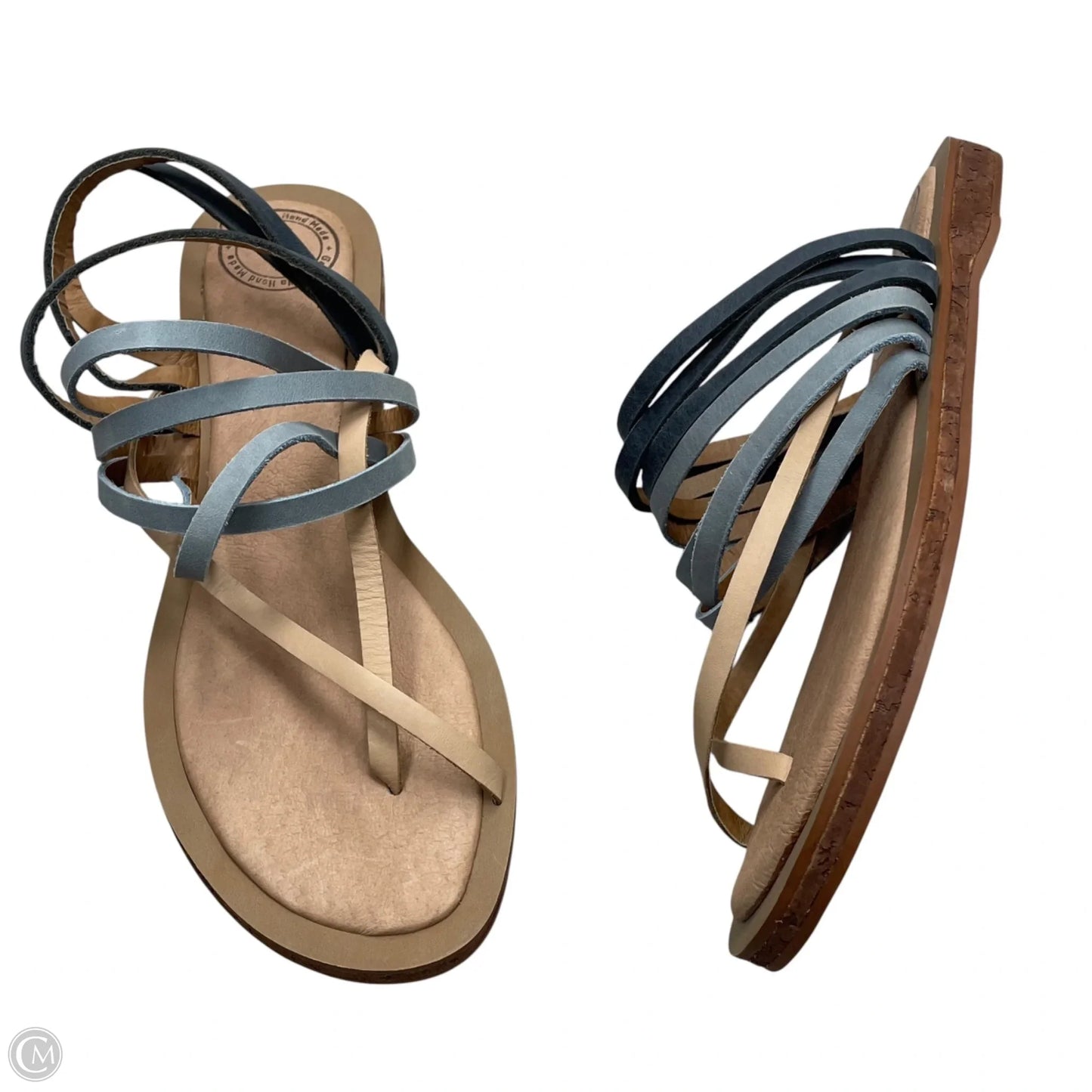 Sandals Flats By Geewawa In Brown, Size: 7.5